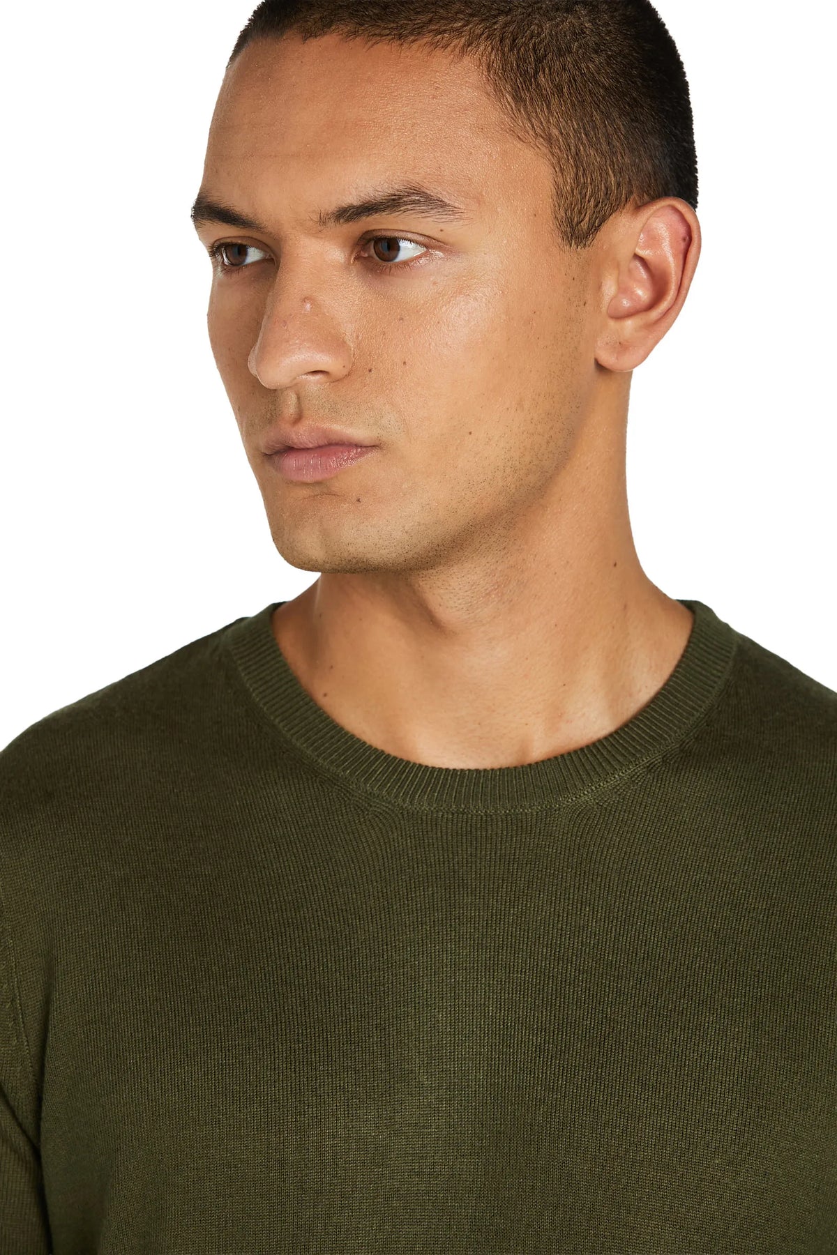 Maglia Girocollo lana merinos #colore_verde
