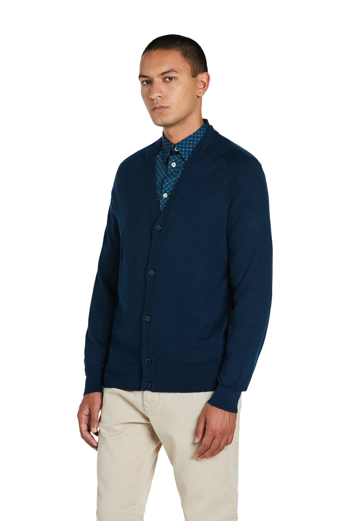 Cardigan #colore_oceano