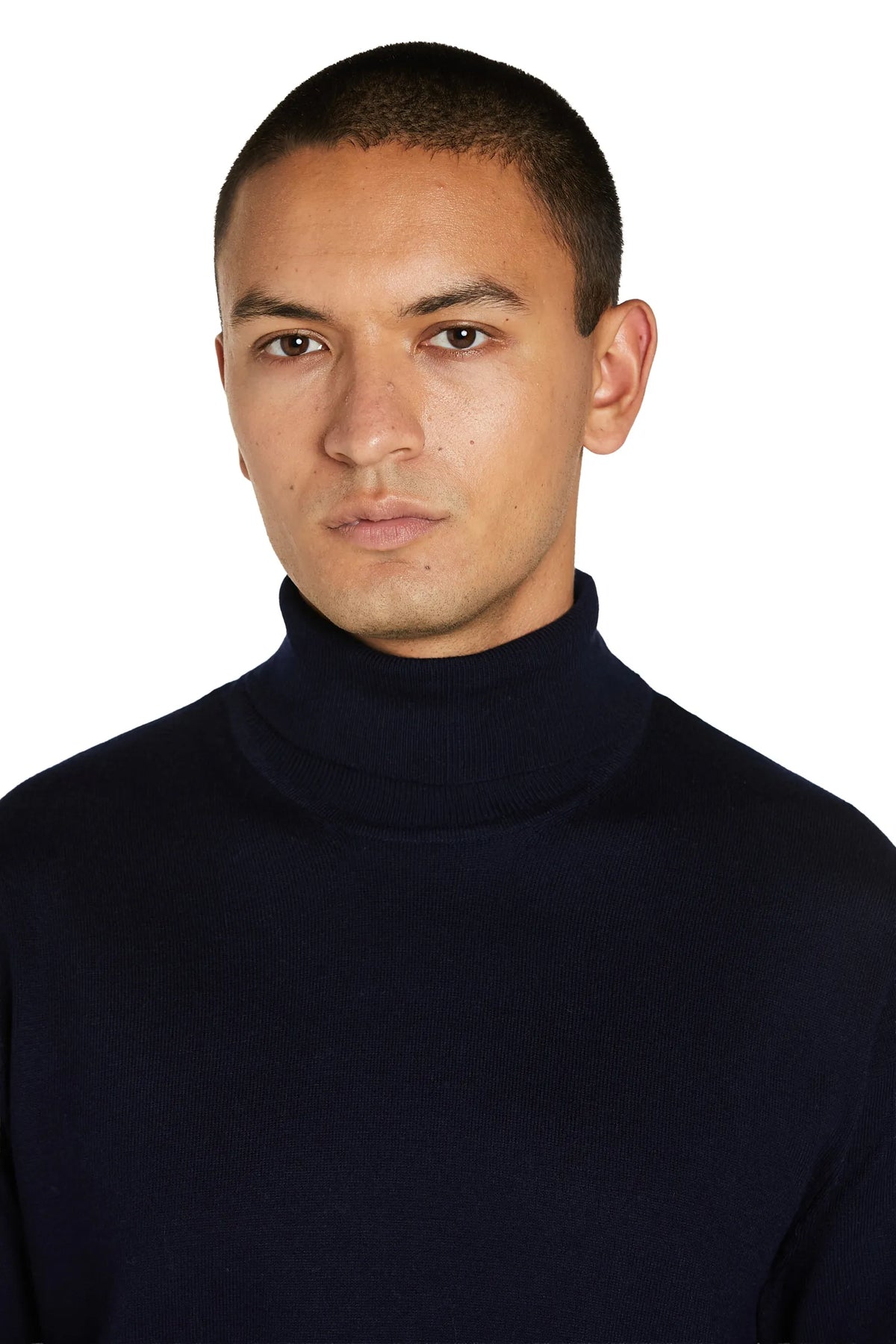 Maglione Dolcevita Lana Merinos #colore_blu