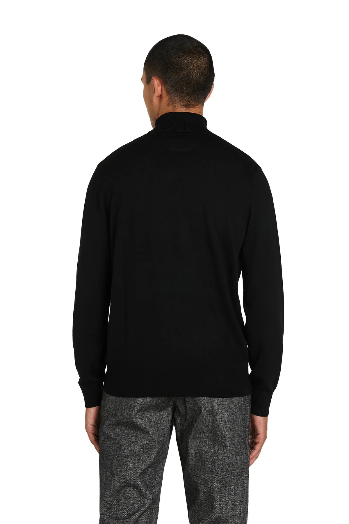 Maglione Dolcevita Lana Merinos #colore_nero