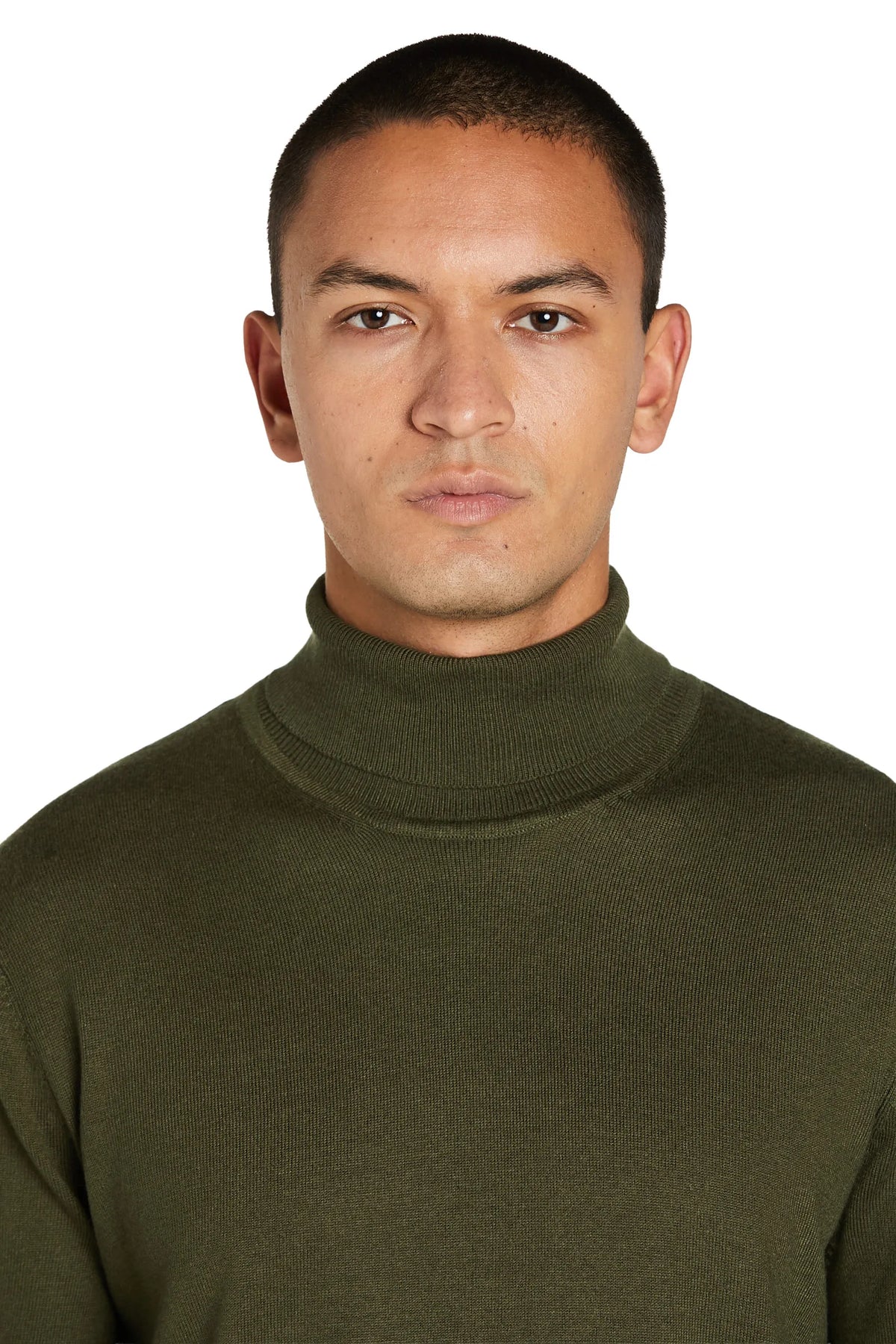 Maglione Dolcevita Lana Merinos #colore_verde