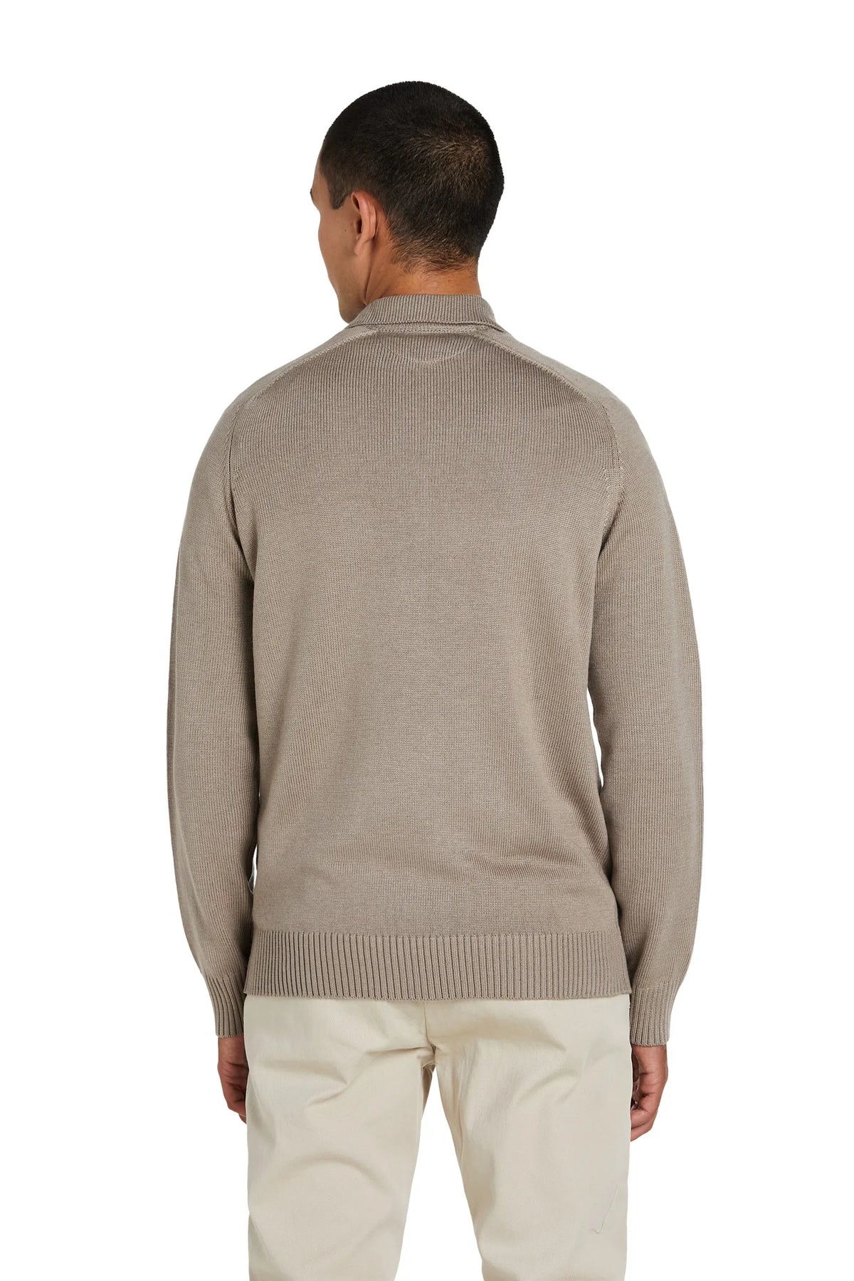Maglione polo #colore_pietra