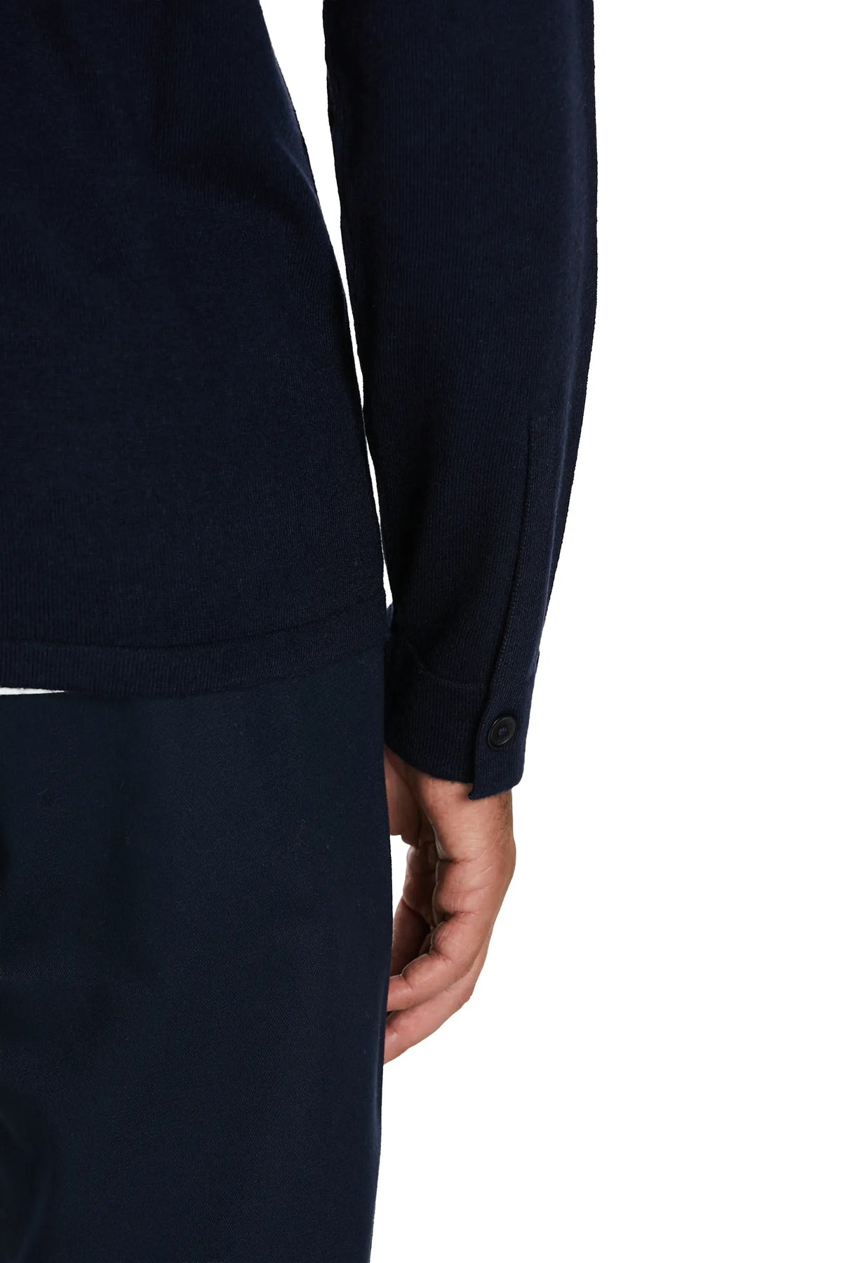 Maglia Camicia cashmere #colore_blu