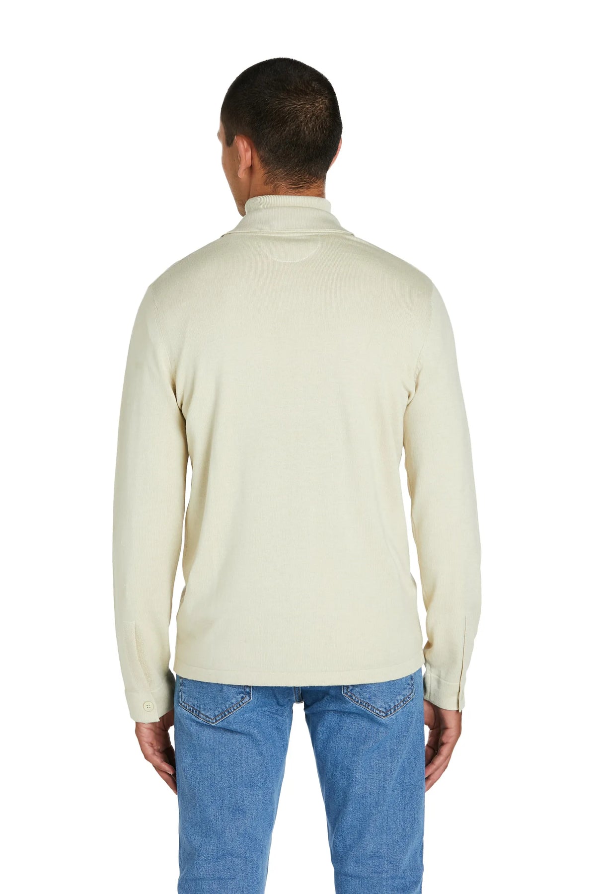 Maglia Camicia cashmere #colore_crema