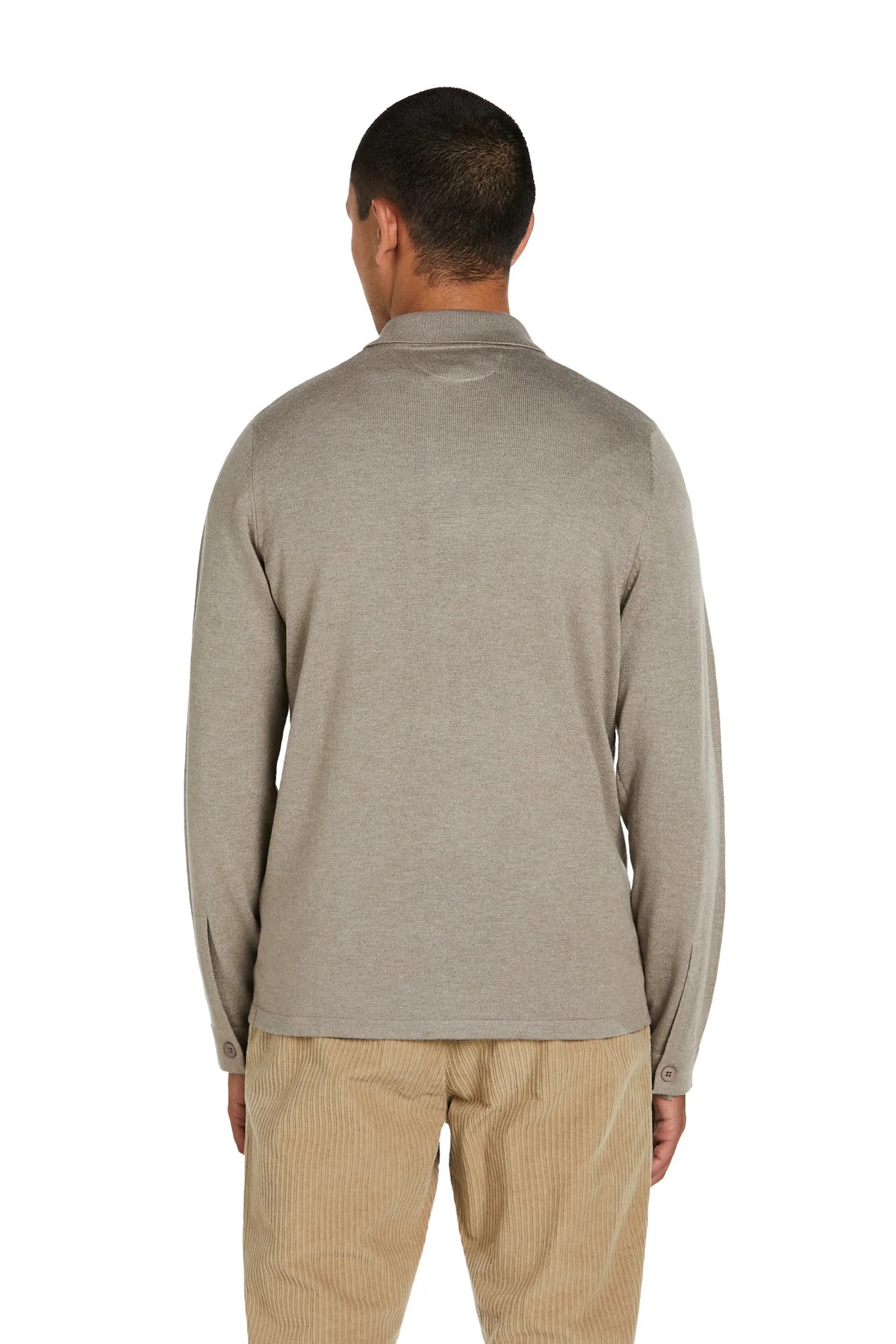 Maglia Camicia cashmere #colore_pietra