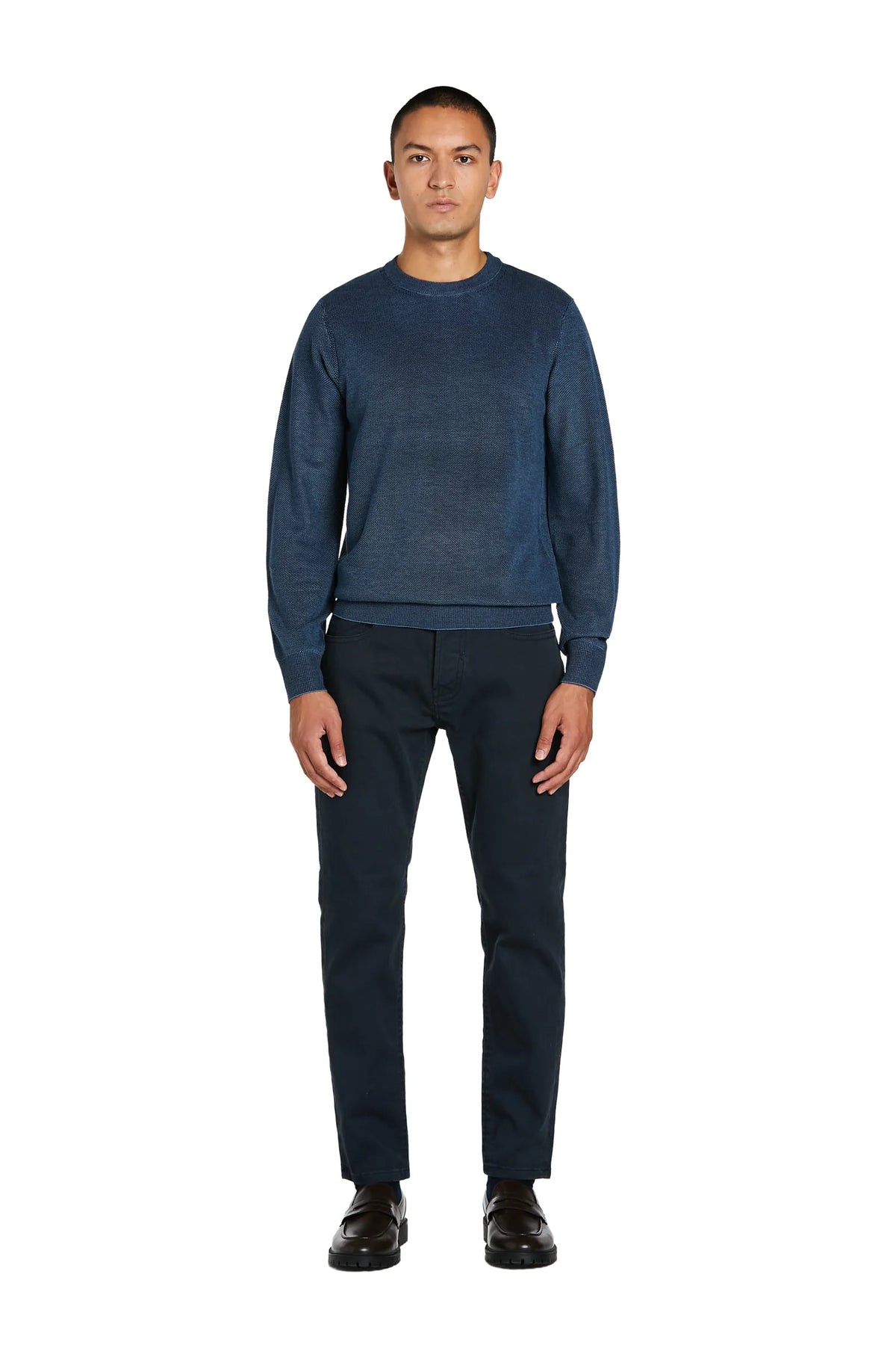 Maglione Misto Lana #colore_blu