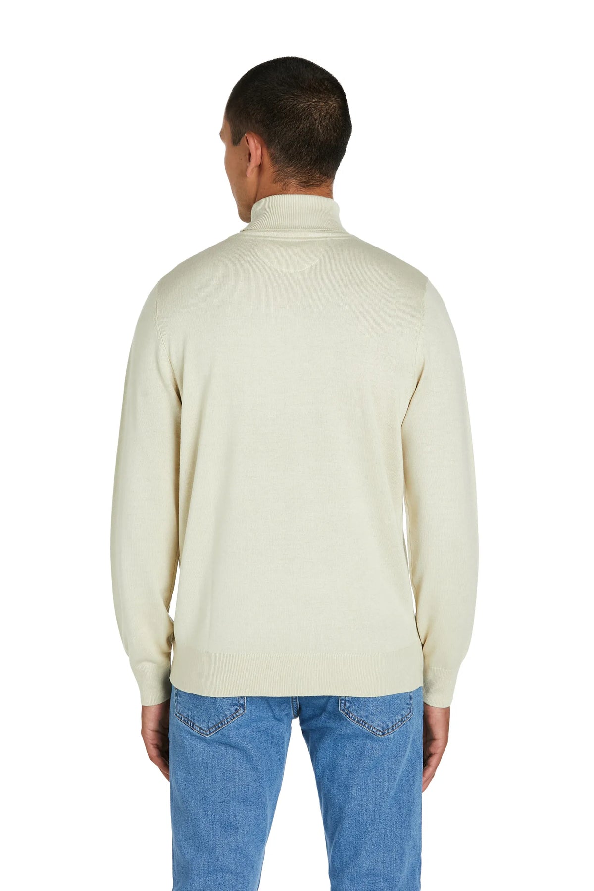 Maglione Dolcevita Basic #colore_crema