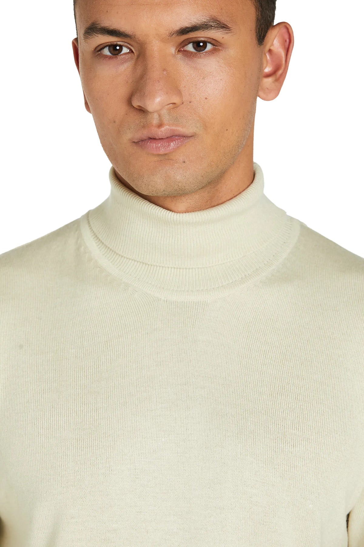 Maglione Dolcevita Basic #colore_crema