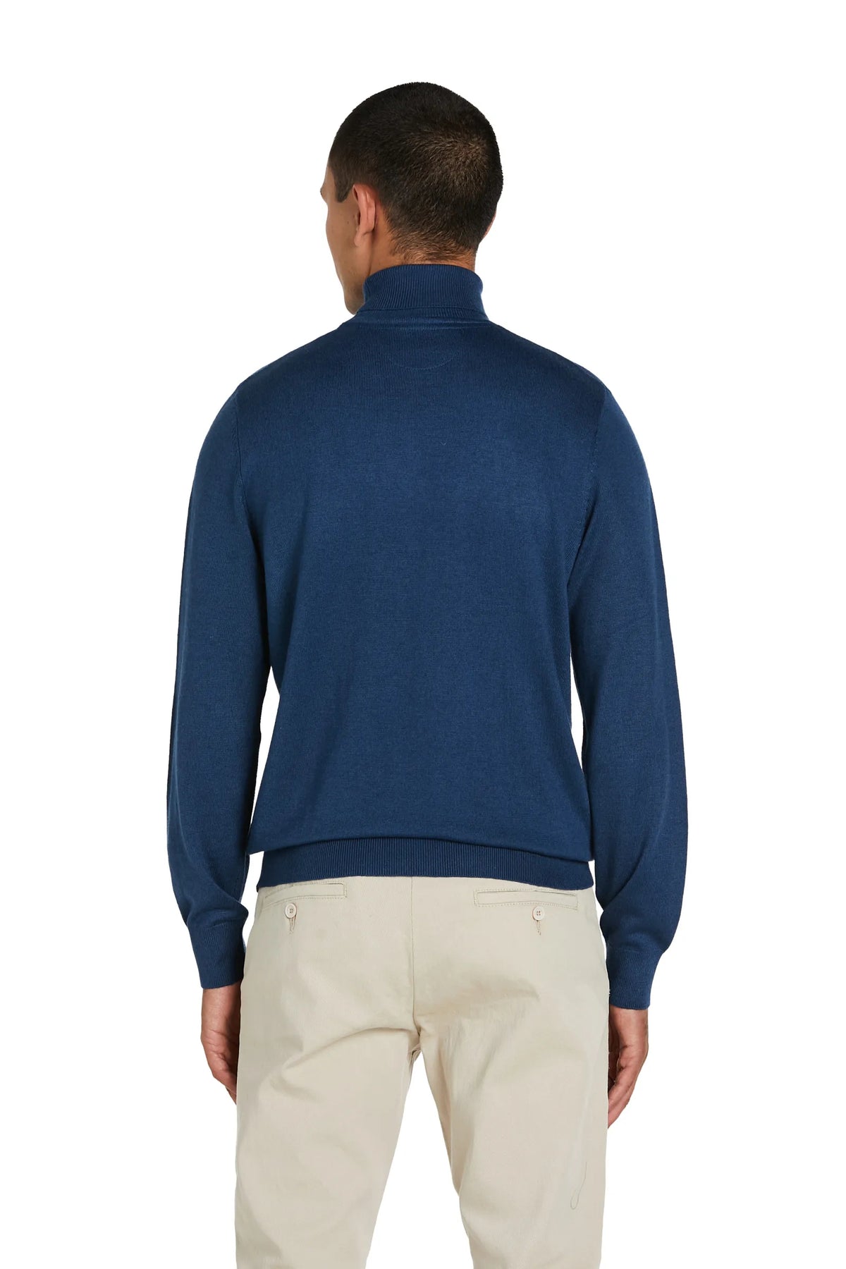 Maglione Dolcevita Basic #colore_indaco