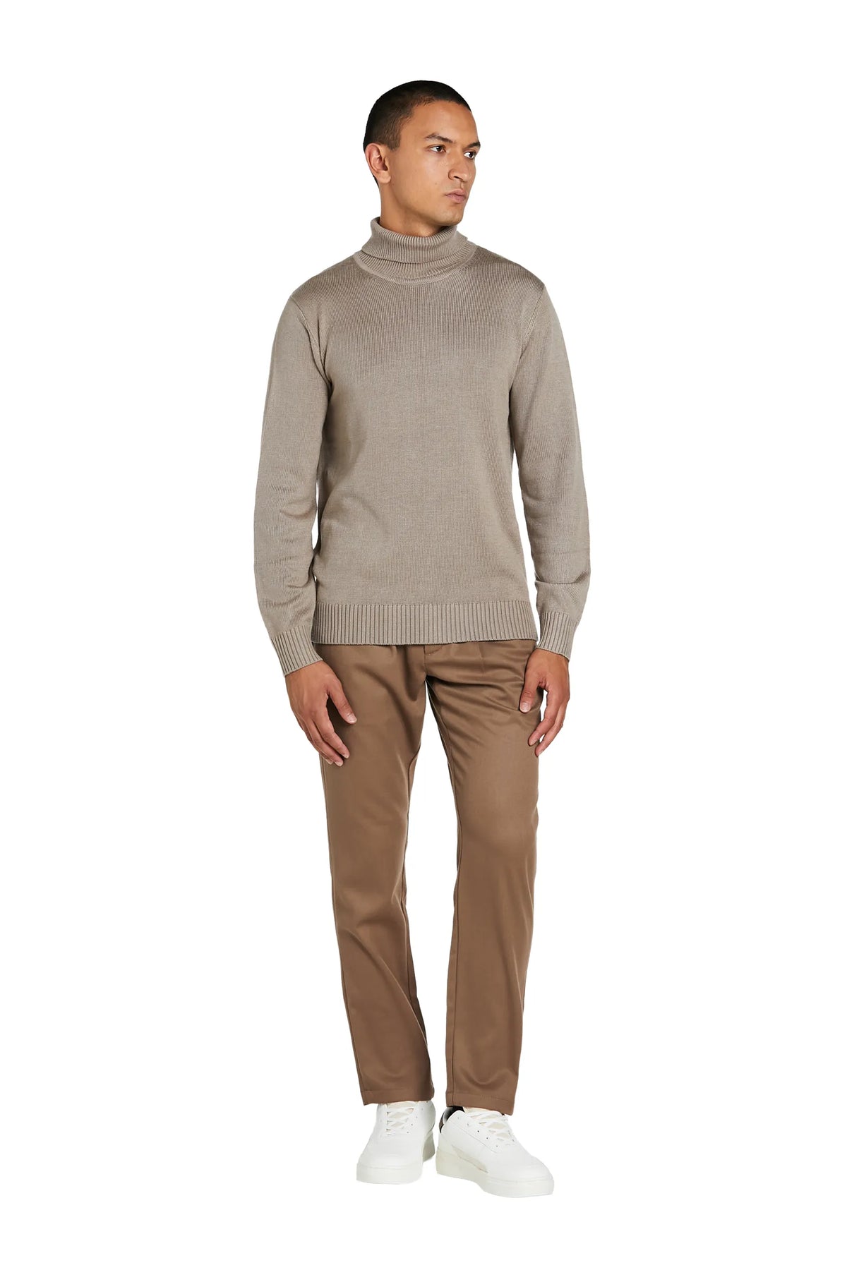 Maglione Dolcevita #colore_pietra