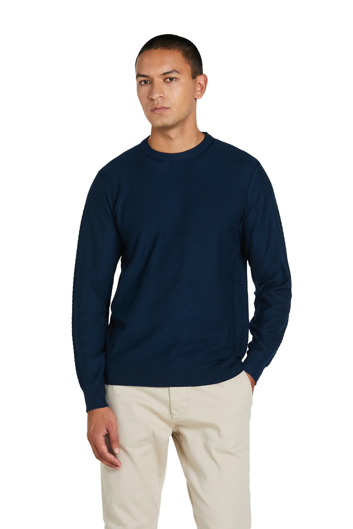Maglione Girocollo #colore_oceano