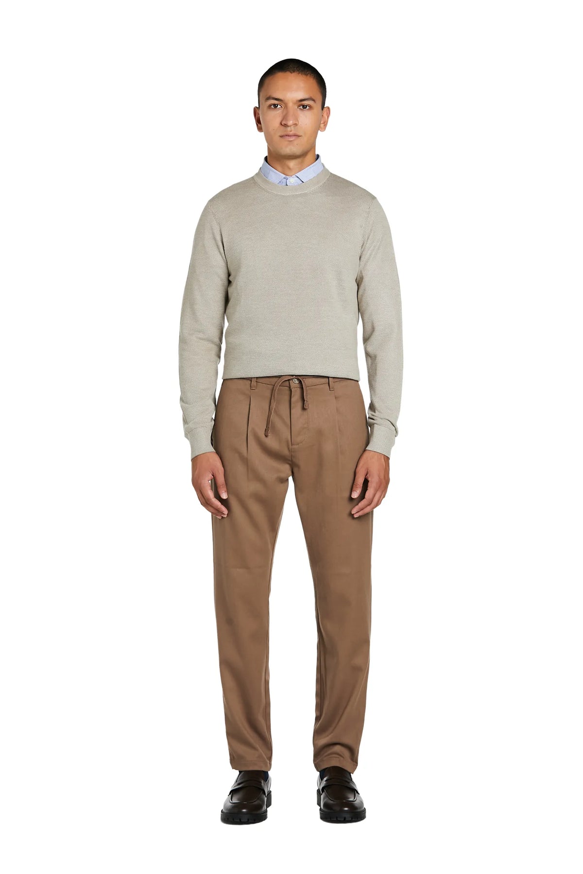 Pantaloni con Pences #colore_beige