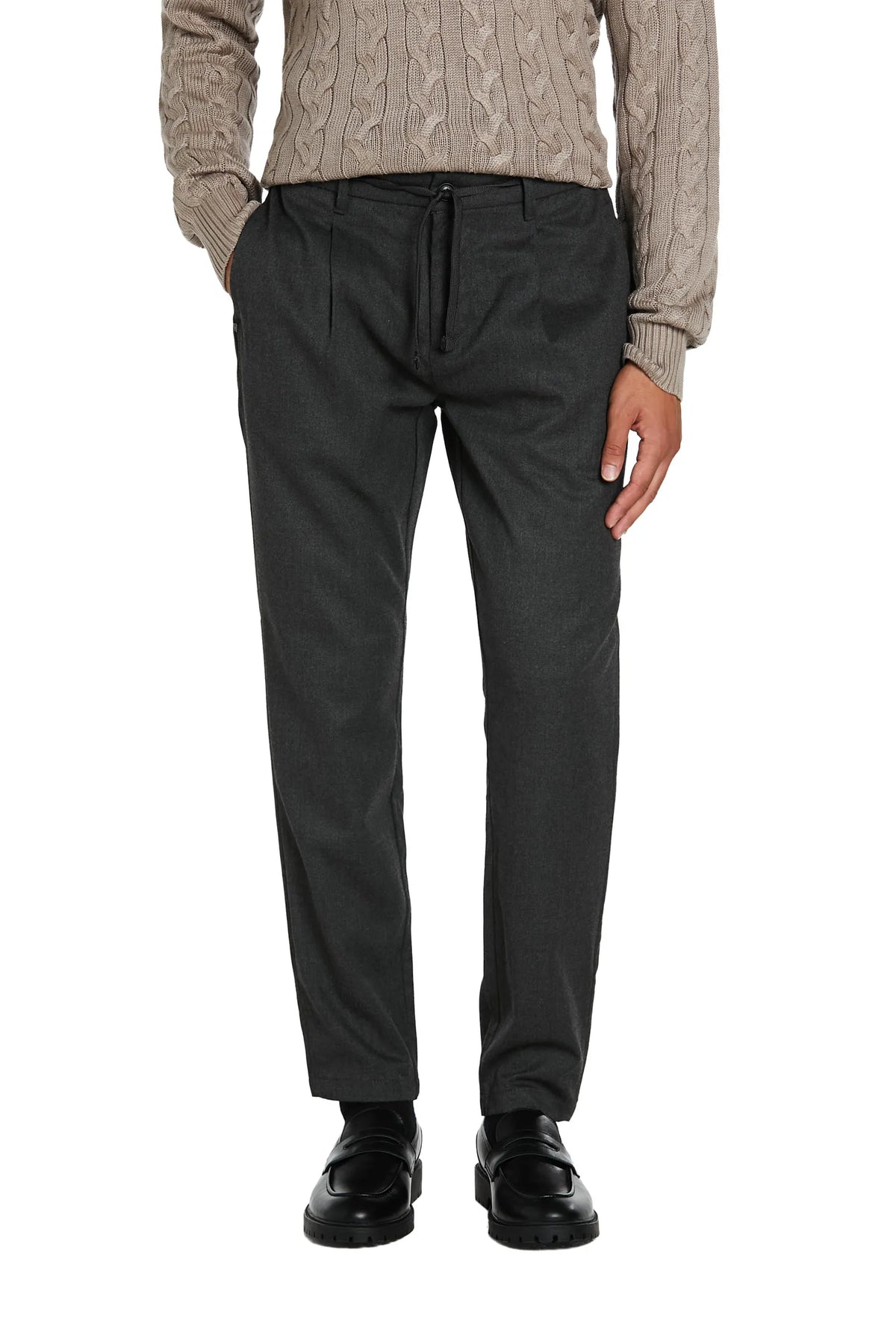 Pantaloni con Pences #colore_grigio