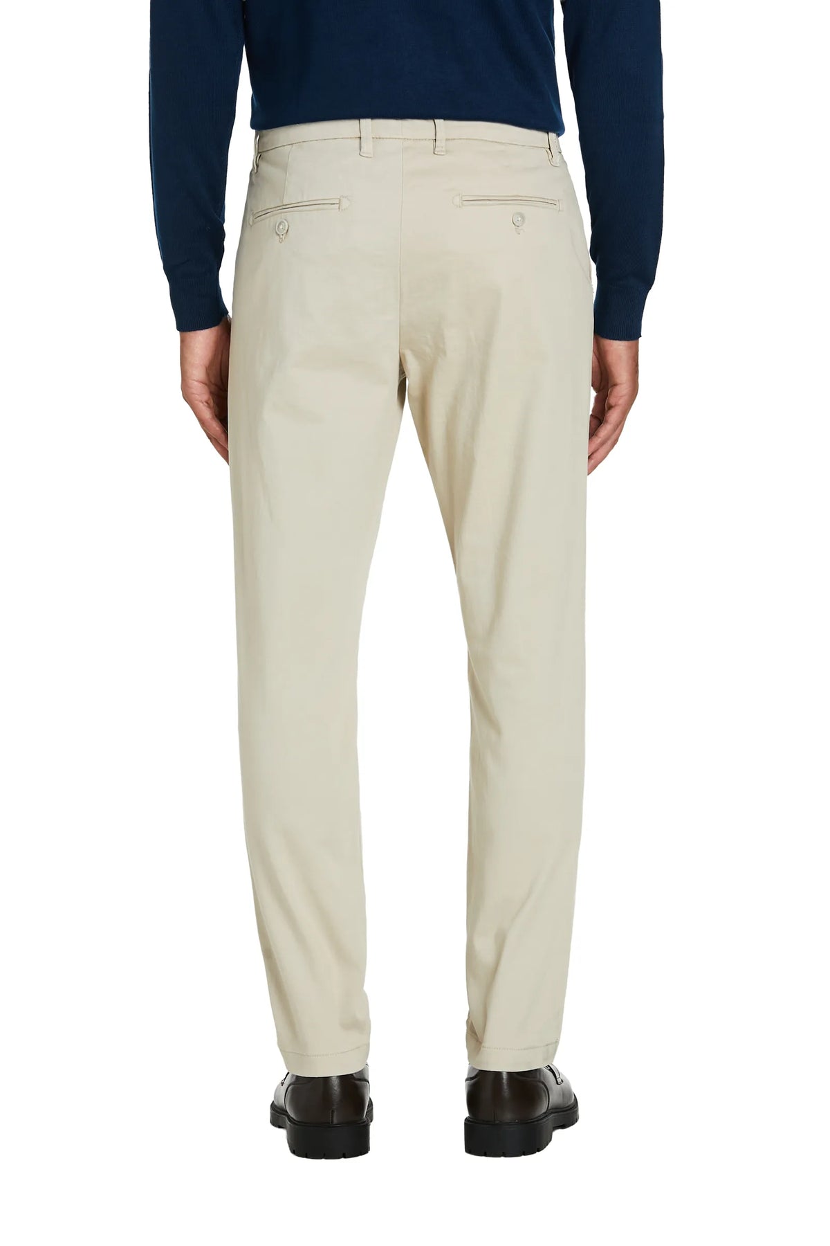 Pantaloni Basic cotone #colore_beige