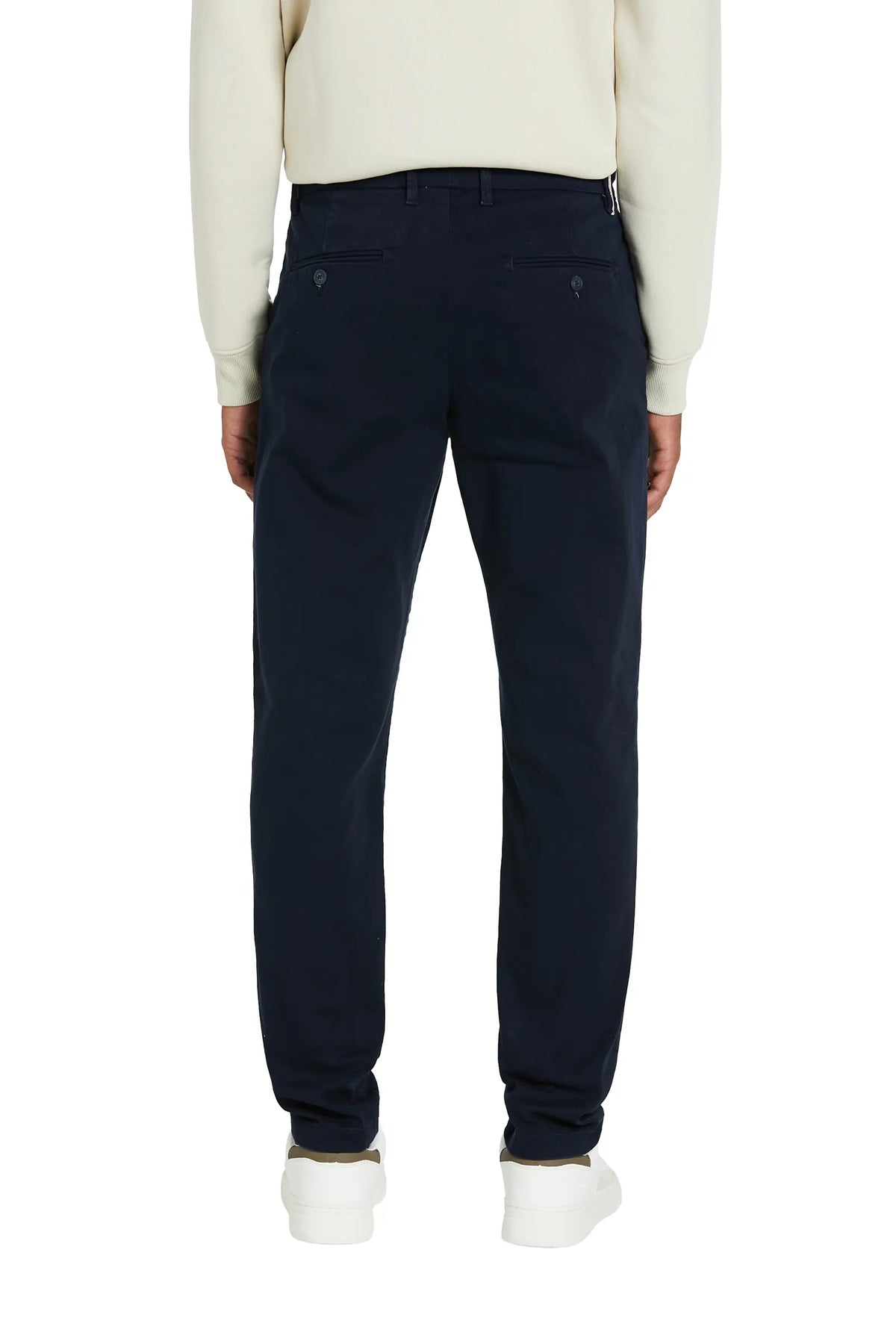 Pantaloni Basic cotone #colore_blu