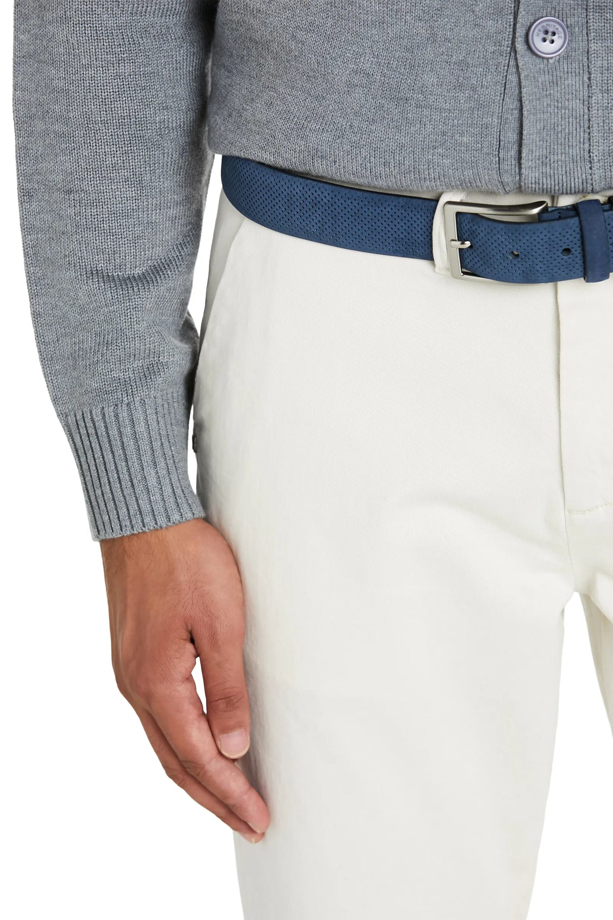 Pantaloni Basic cotone #colore_crema
