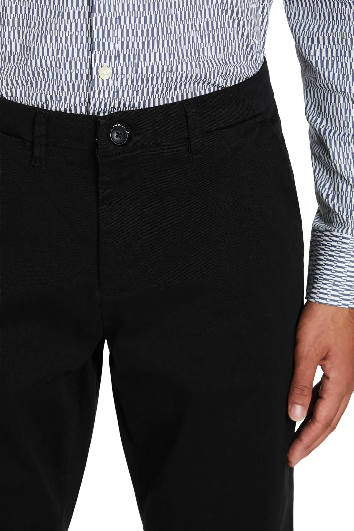 Pantaloni Basic cotone #colore_nero