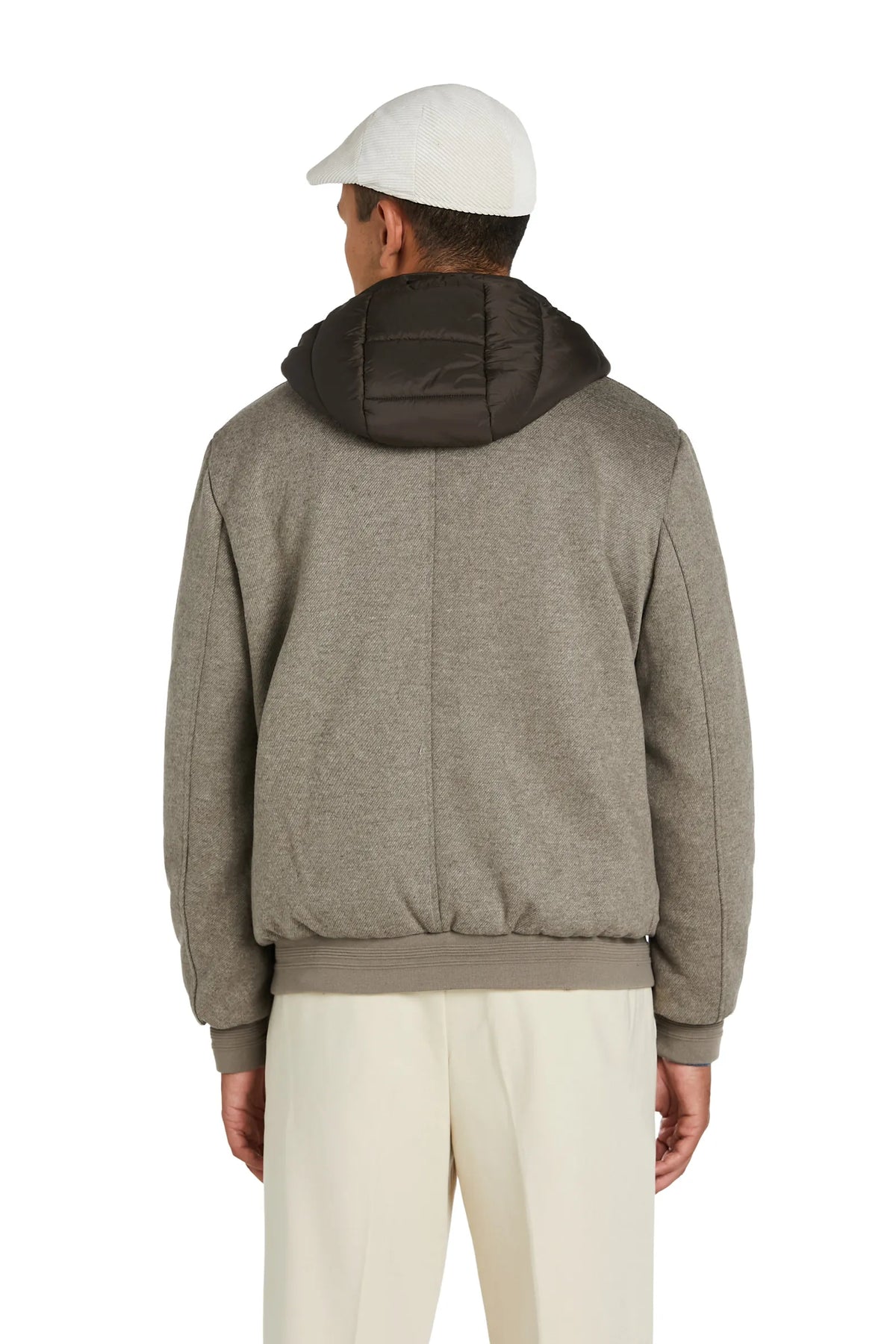 Bomber Misto Cashmere #colore_beige melange