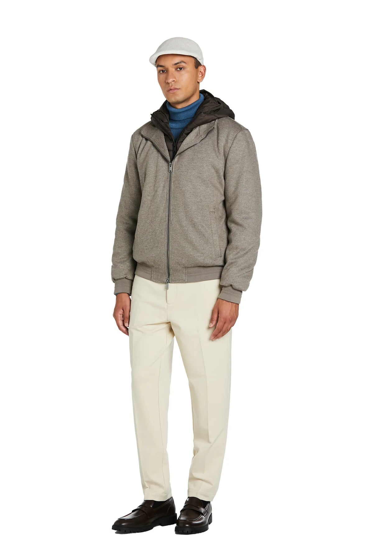 Bomber Misto Cashmere #colore_beige melange