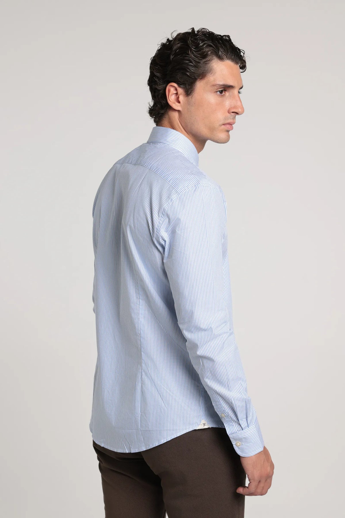 Camicia a Righe Regular Fit
