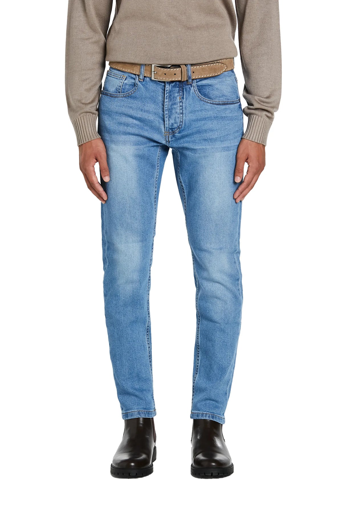 Jeans 5 tasche #colore_blu chiaro