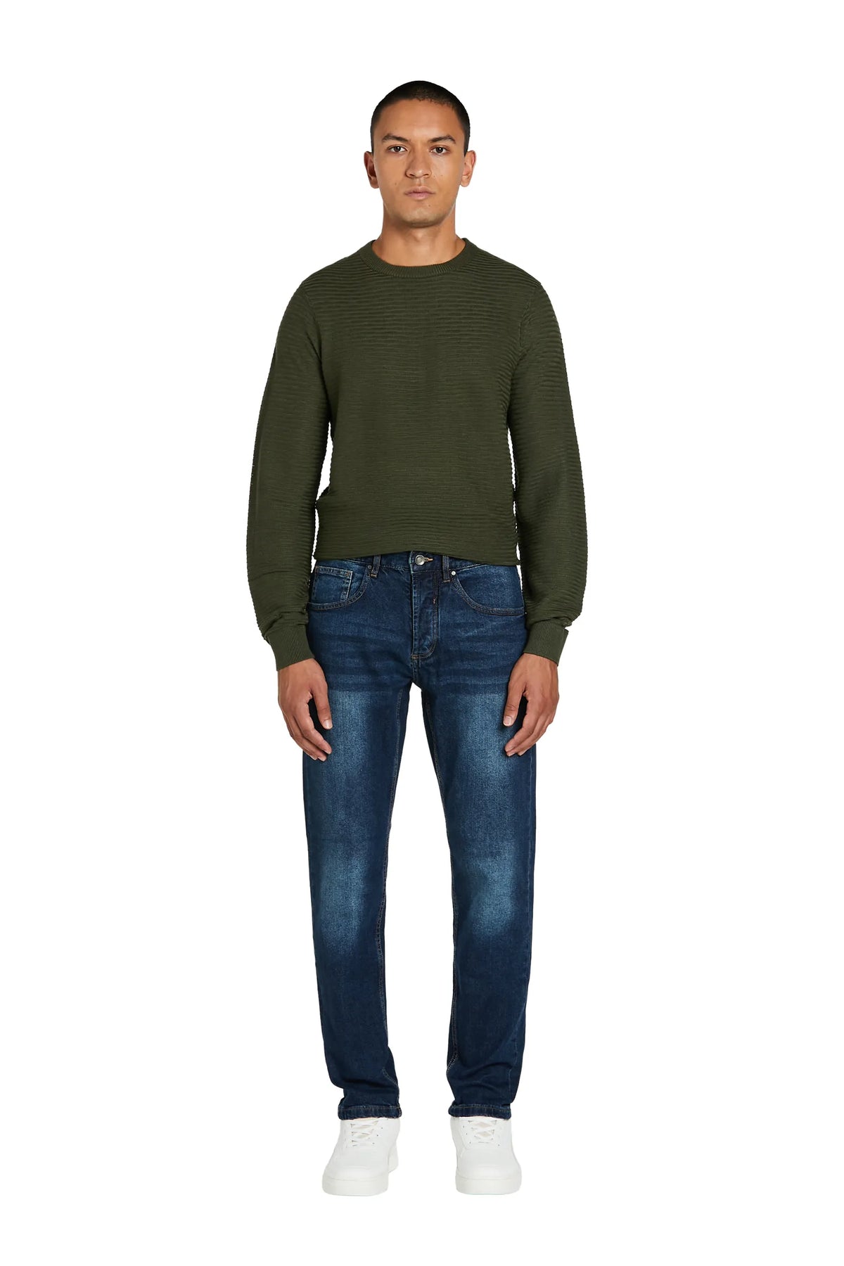 Jeans 5 tasche #colore_blu scuro