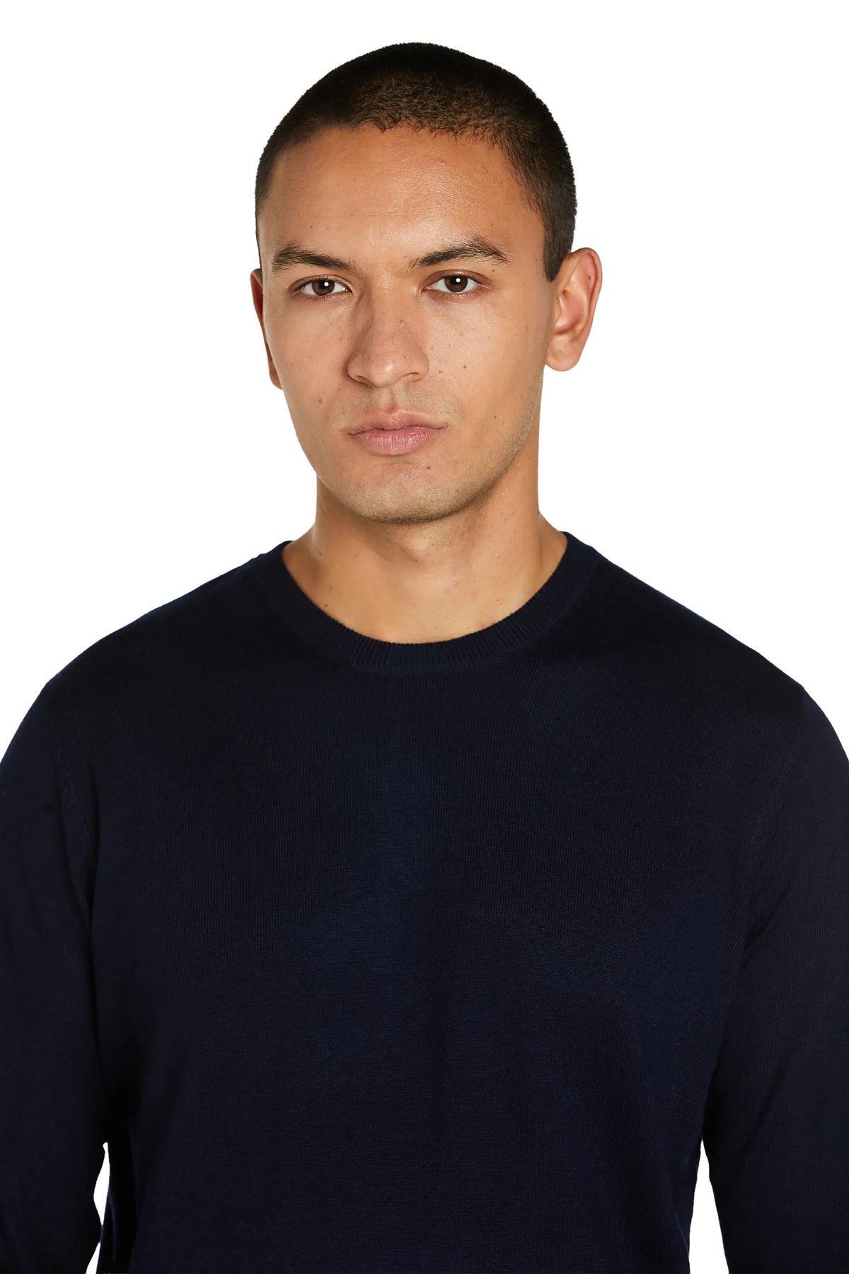 Maglia Girocollo lana merinos #colore_blu