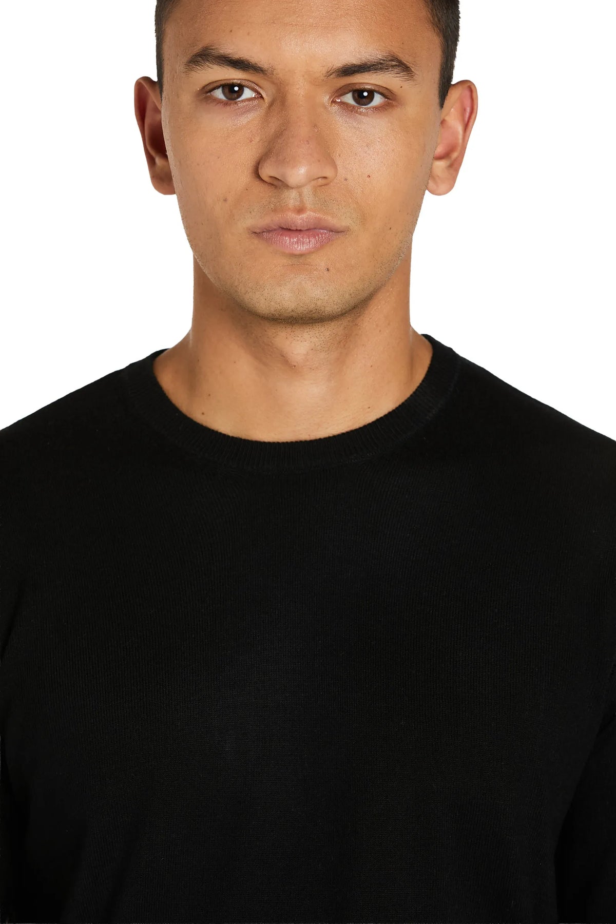 Maglia Girocollo lana merinos #colore_nero