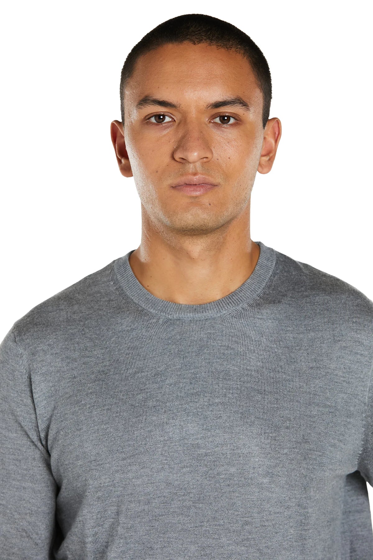Maglia Girocollo lana merinos #colore_perla