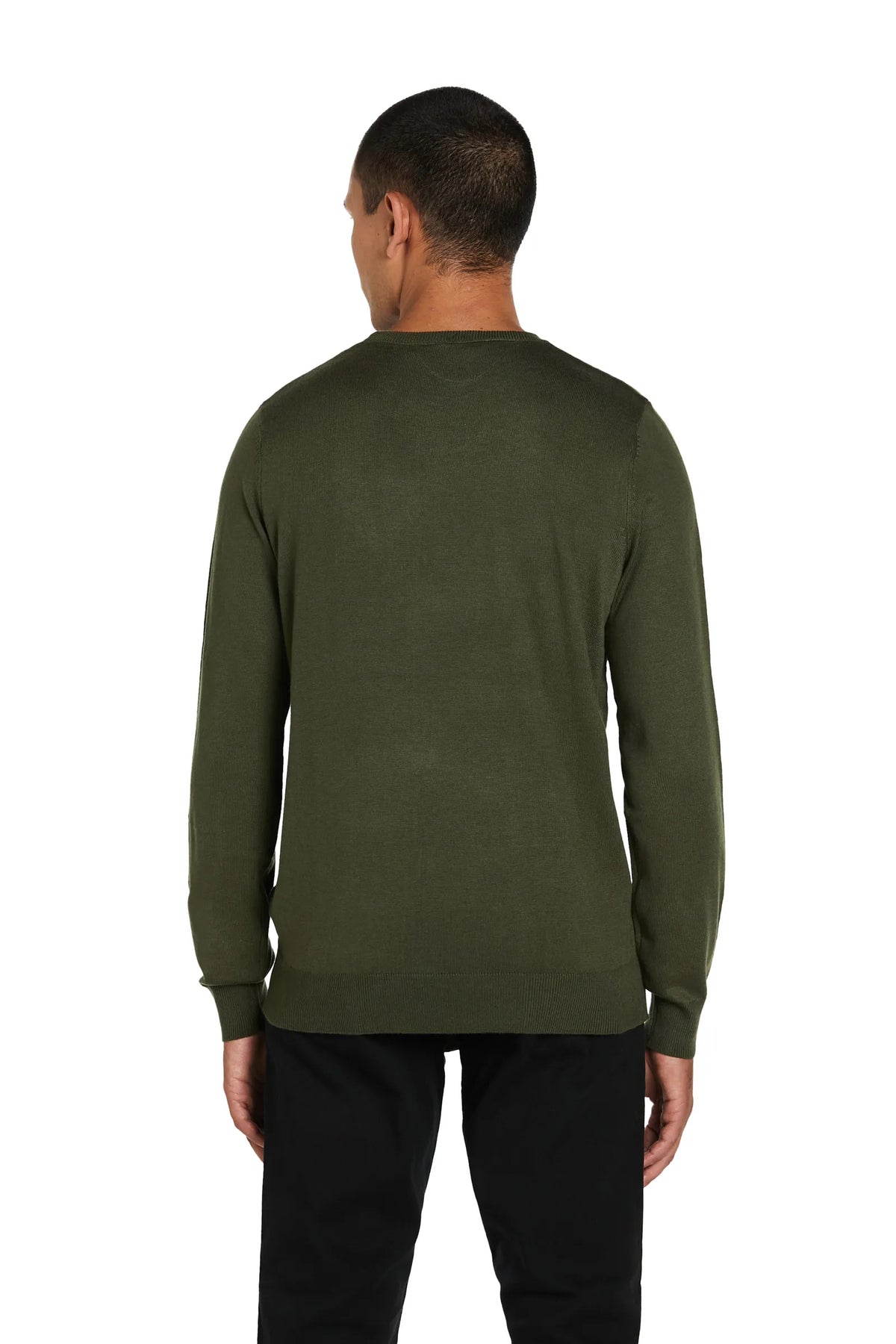Maglia Girocollo lana merinos #colore_verde