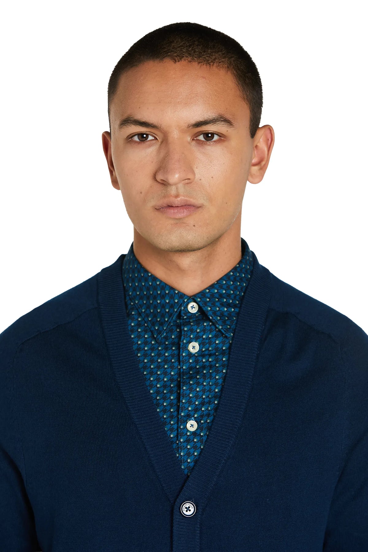 Cardigan #colore_oceano