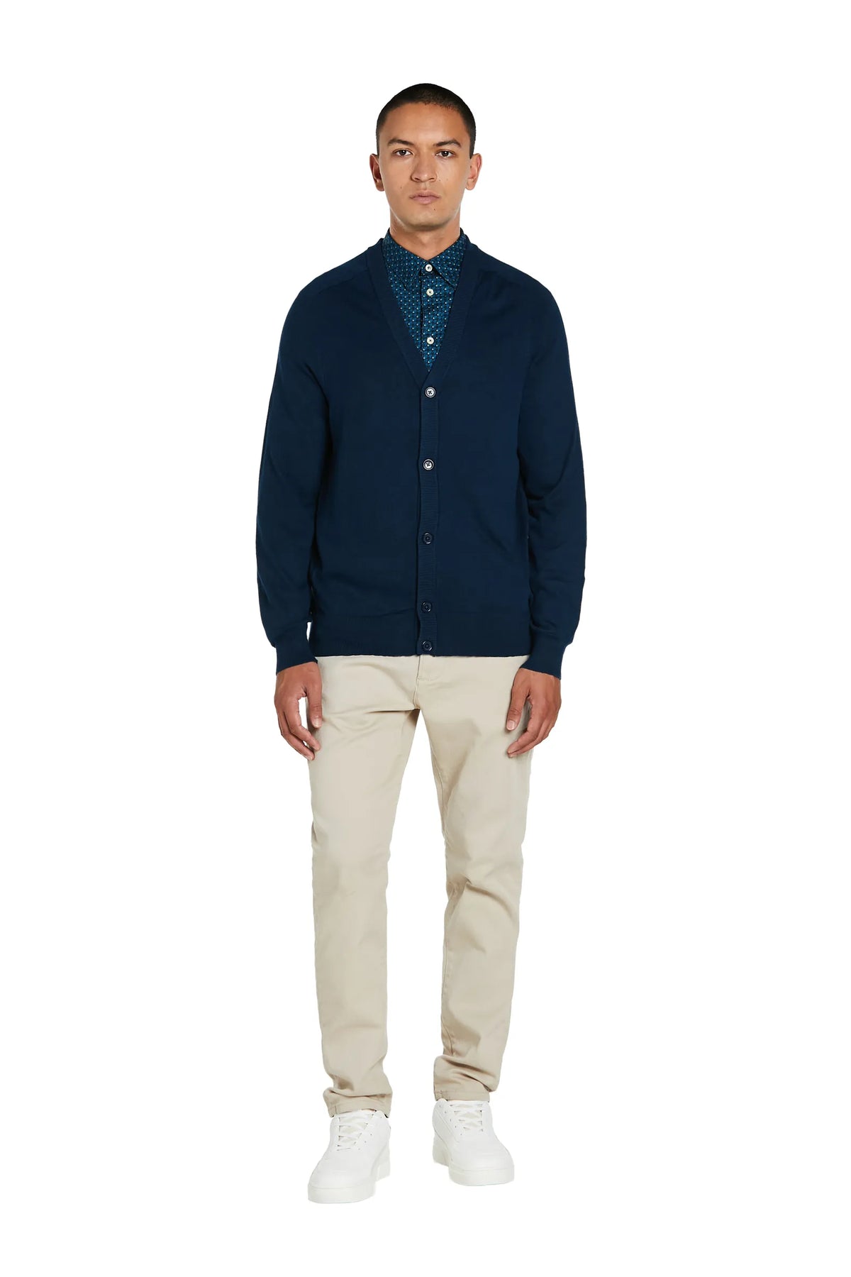 Cardigan #colore_oceano