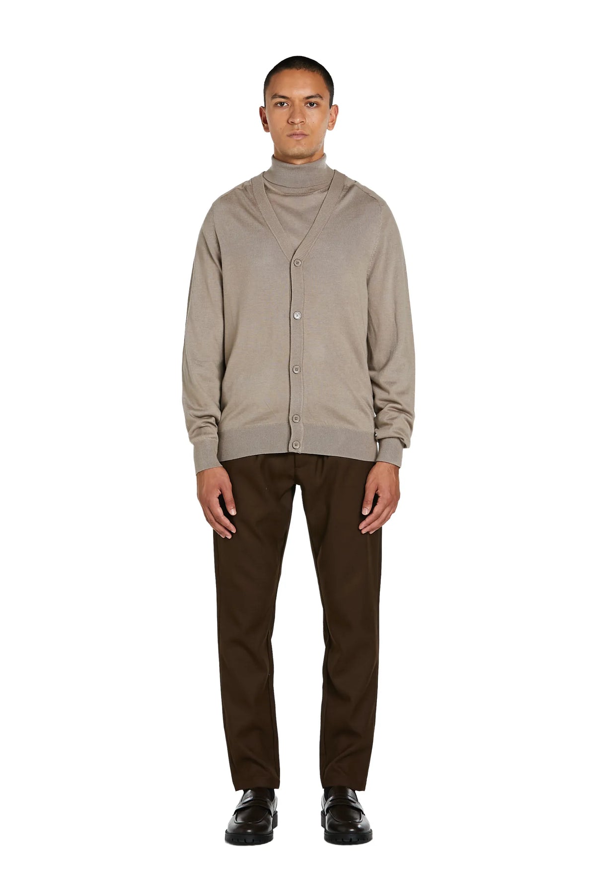 Cardigan #colore_pietra