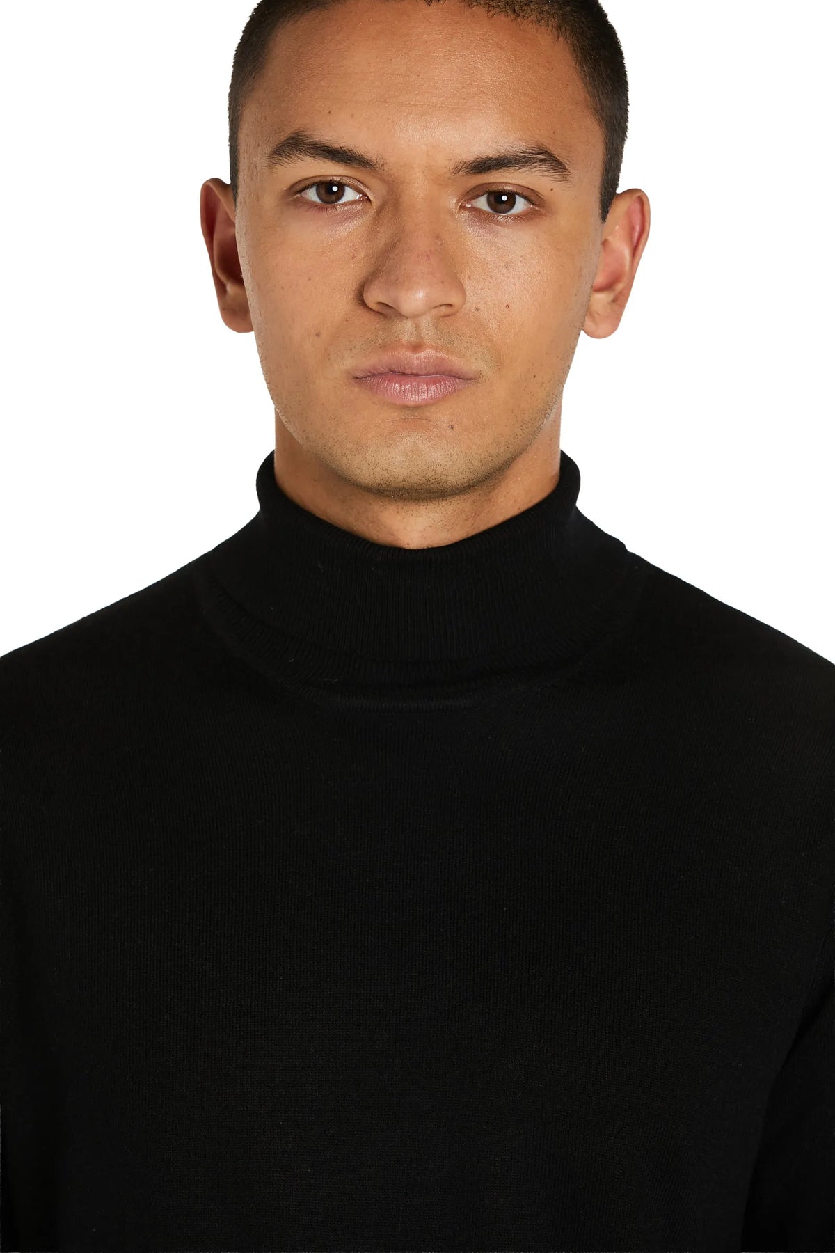 Maglione Dolcevita Lana Merinos #colore_nero