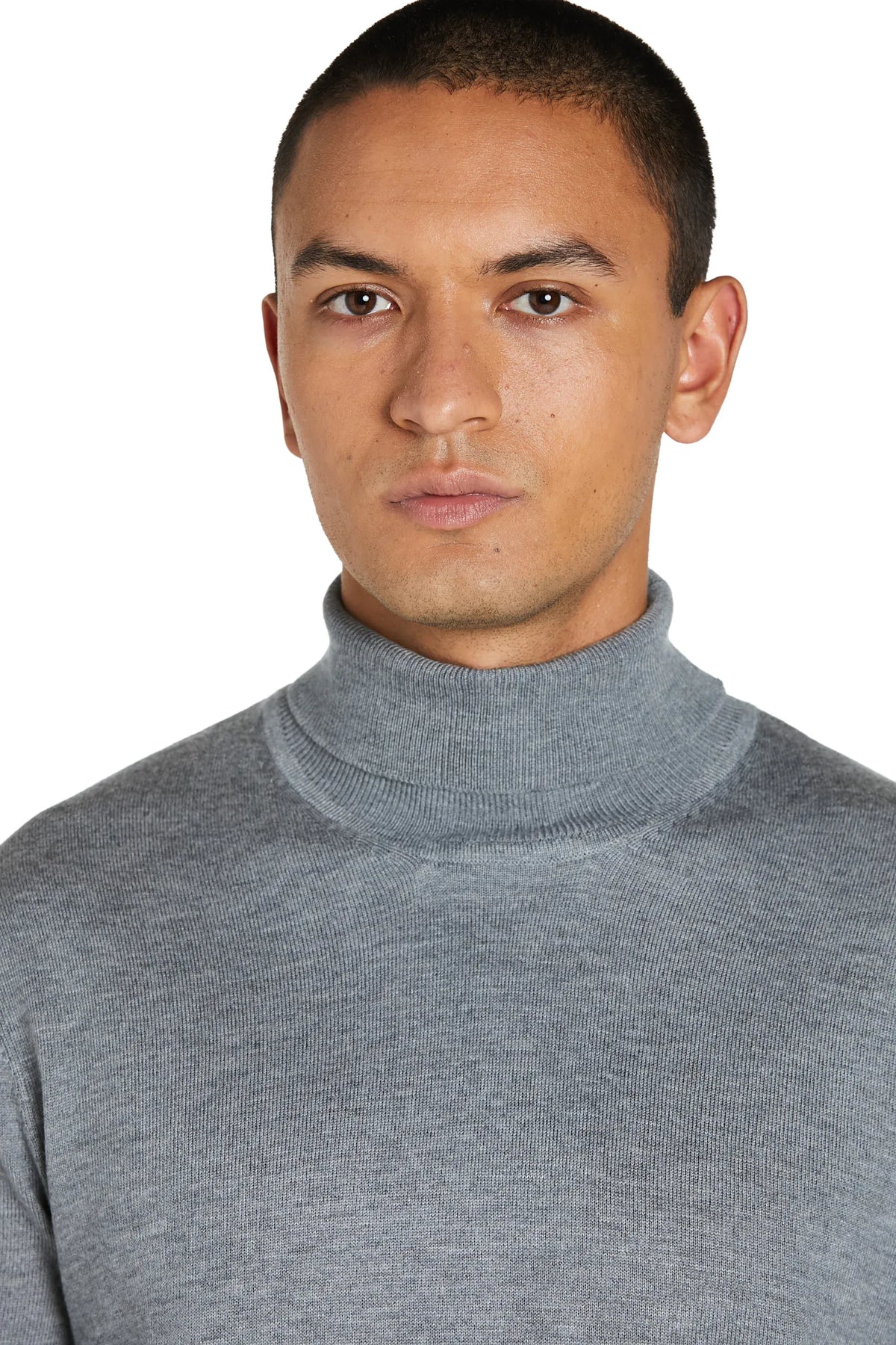 Maglione Dolcevita Lana Merinos #colore_perla