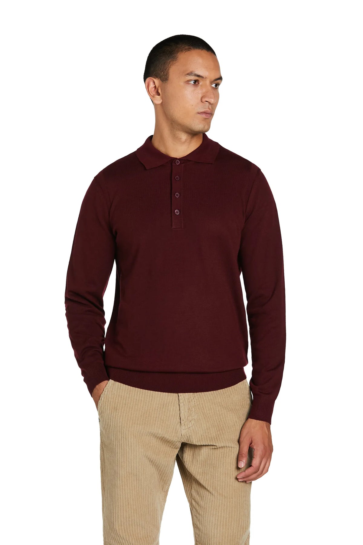 Maglione Polo #colore_vino