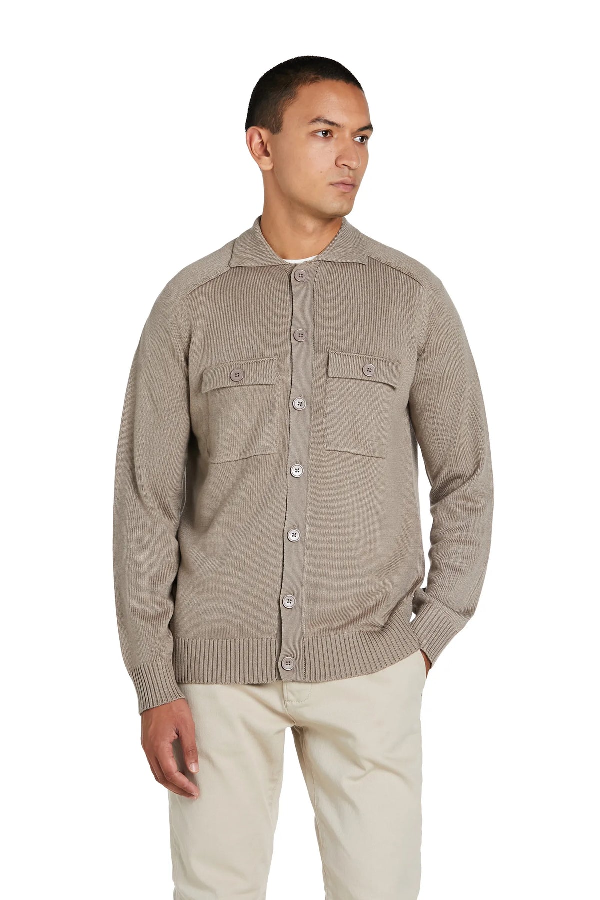 Maglione polo #colore_pietra