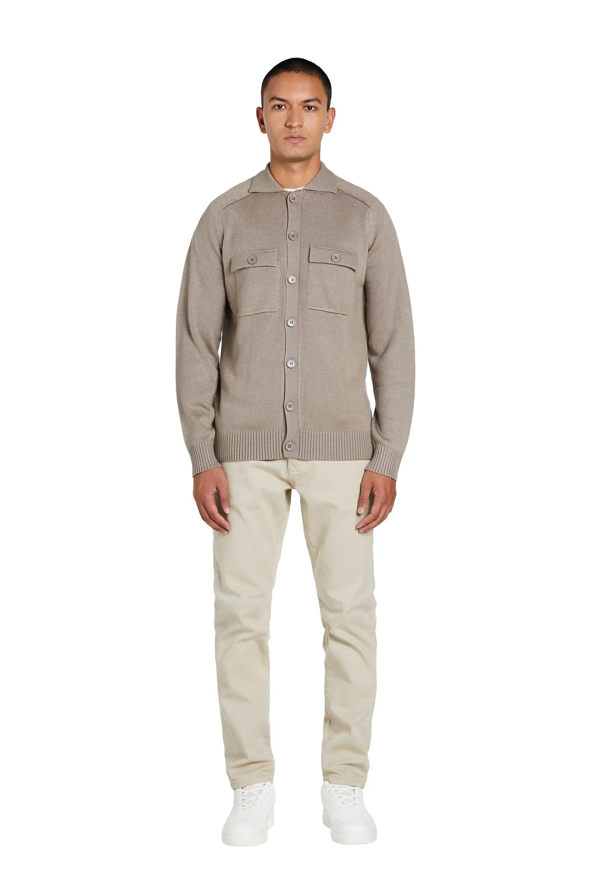 Maglione polo #colore_pietra