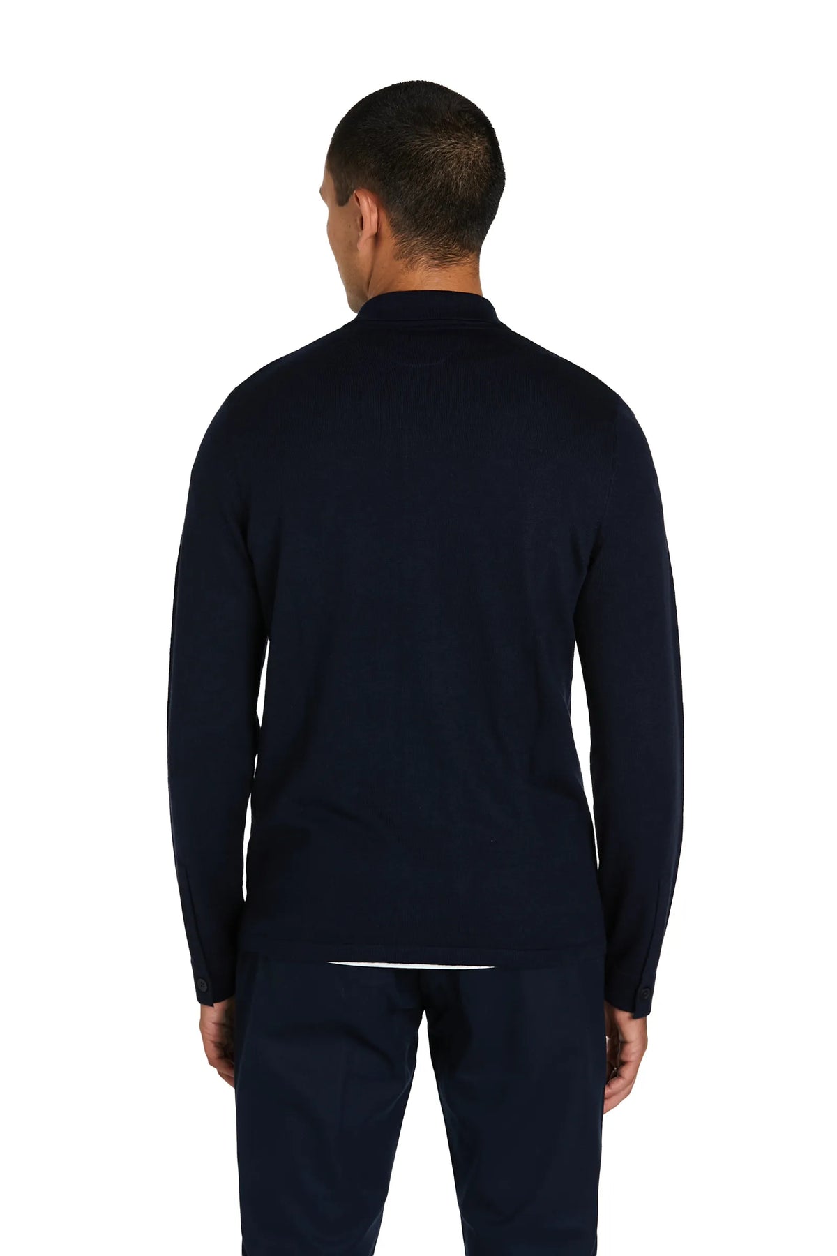 Maglia Camicia cashmere #colore_blu