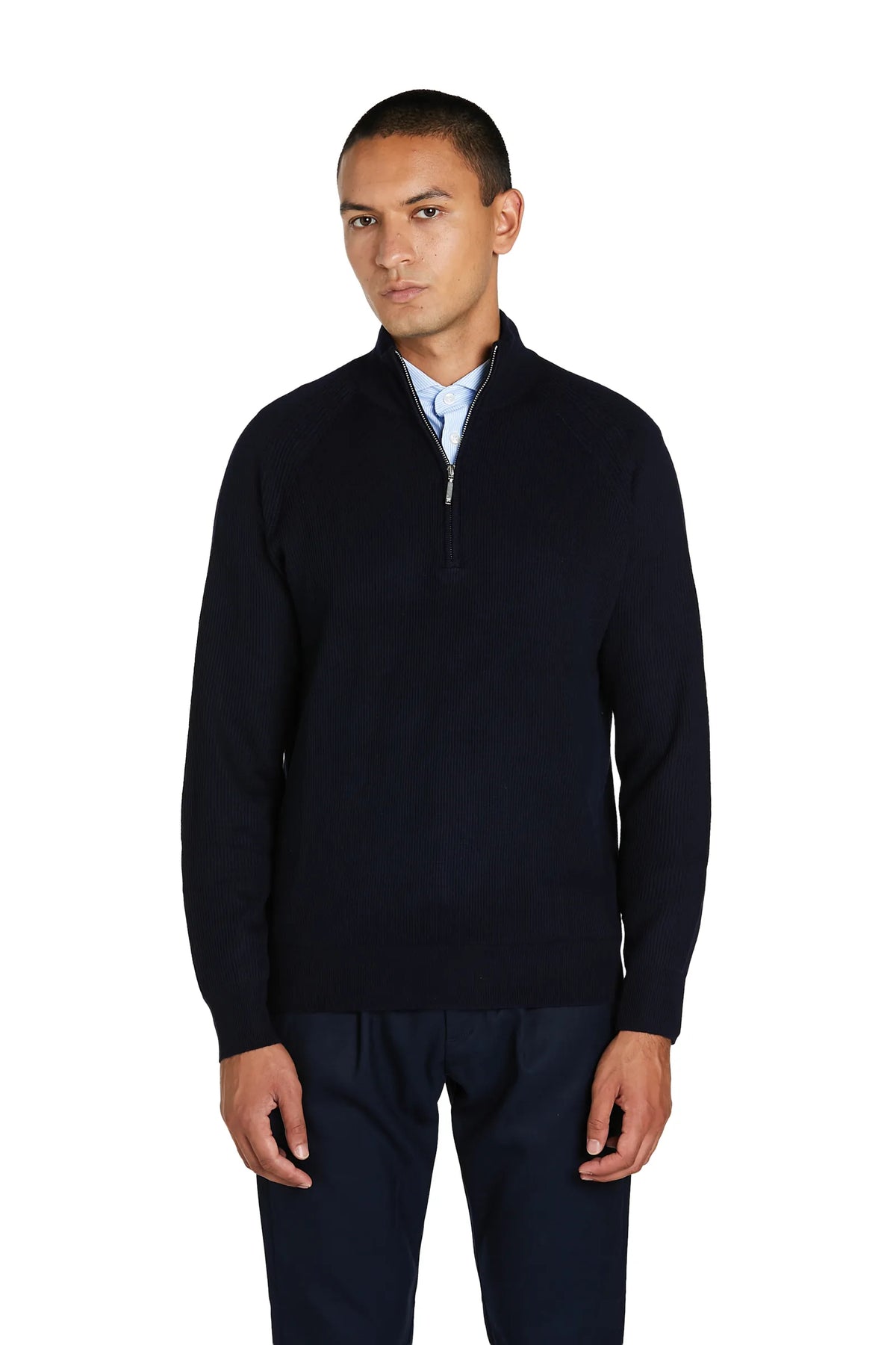 Maglia con Zip #colore_blu