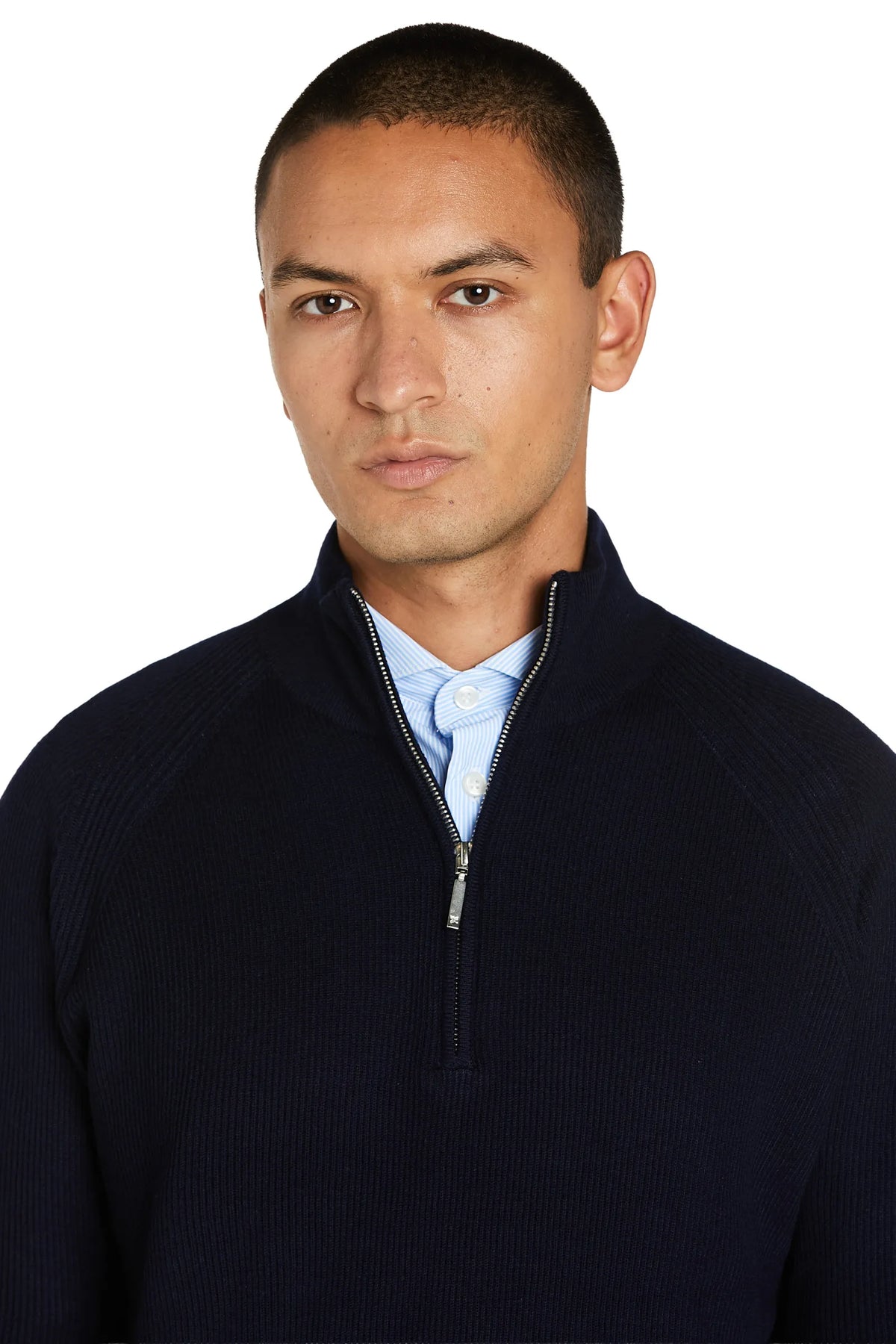 Maglia con Zip #colore_blu