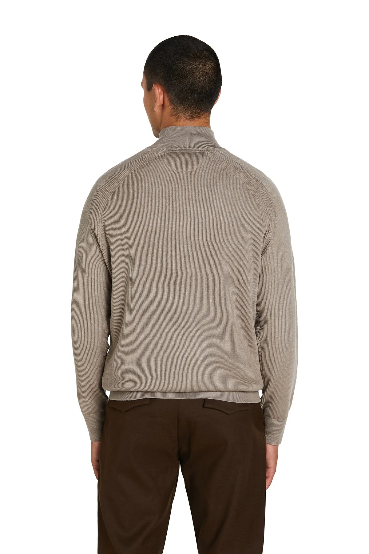 Maglia con Zip #colore_pietra
