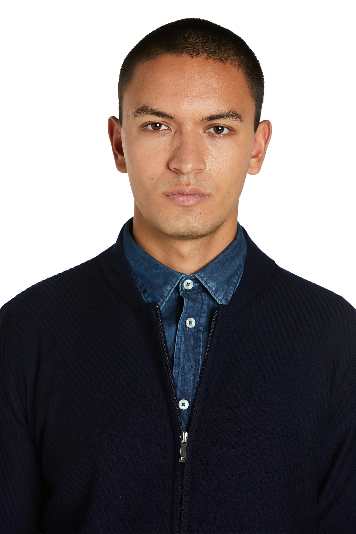 Maglia con Zip #colore_blu
