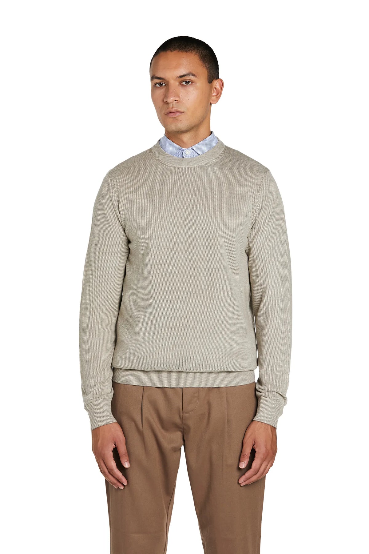 Maglione Misto Lana #colore_crema