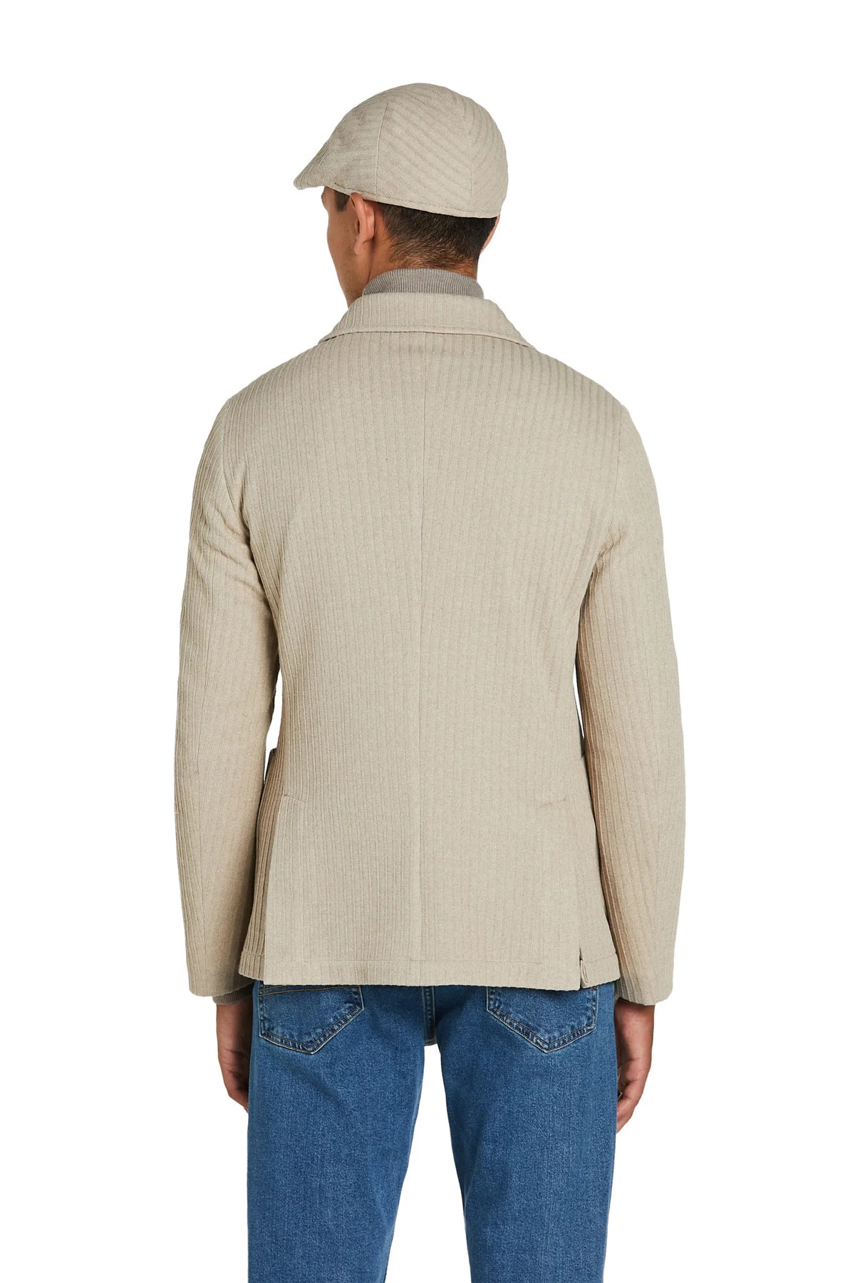 Giacca in Maglia #colore_beige