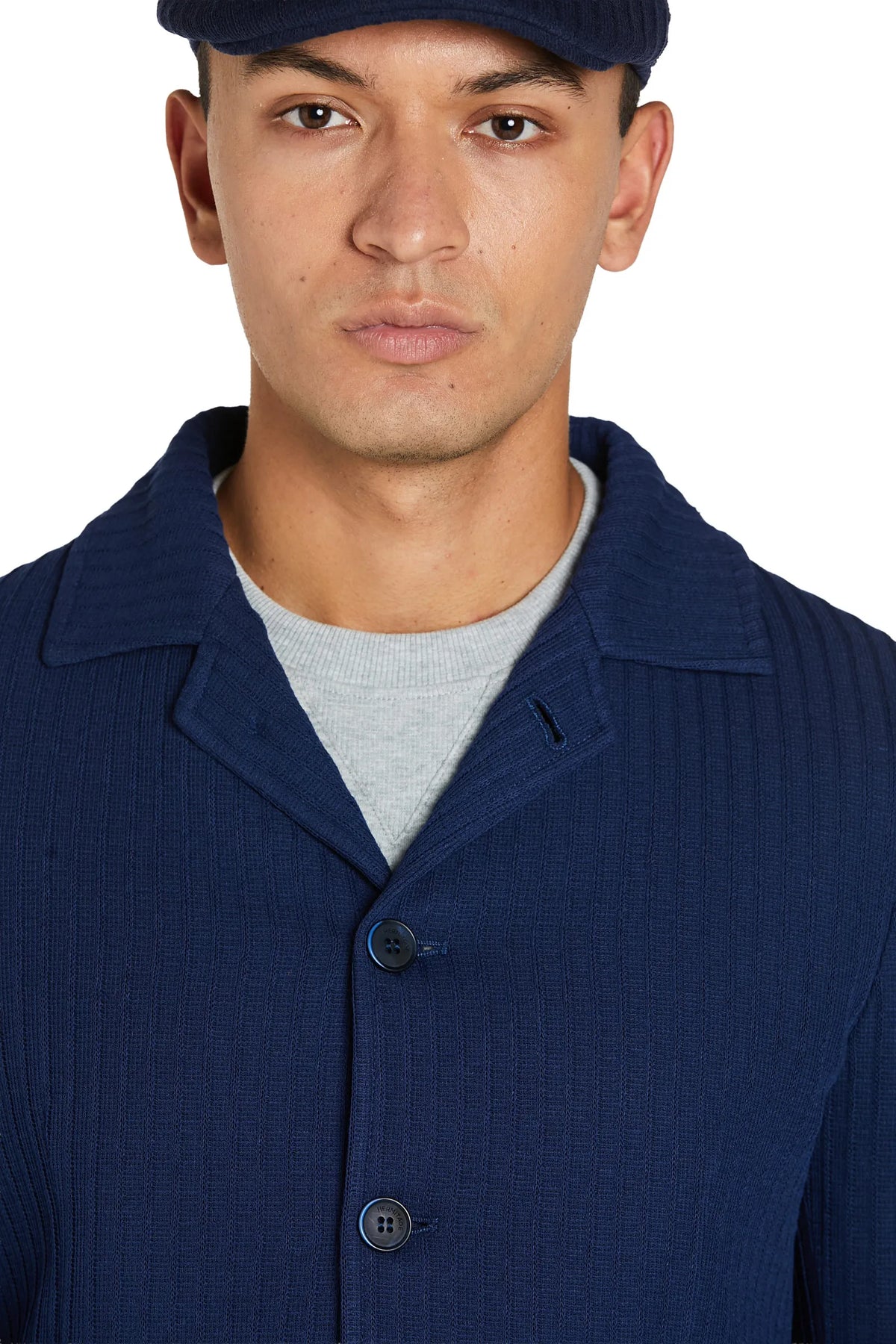 Giacca in Maglia #colore_blu