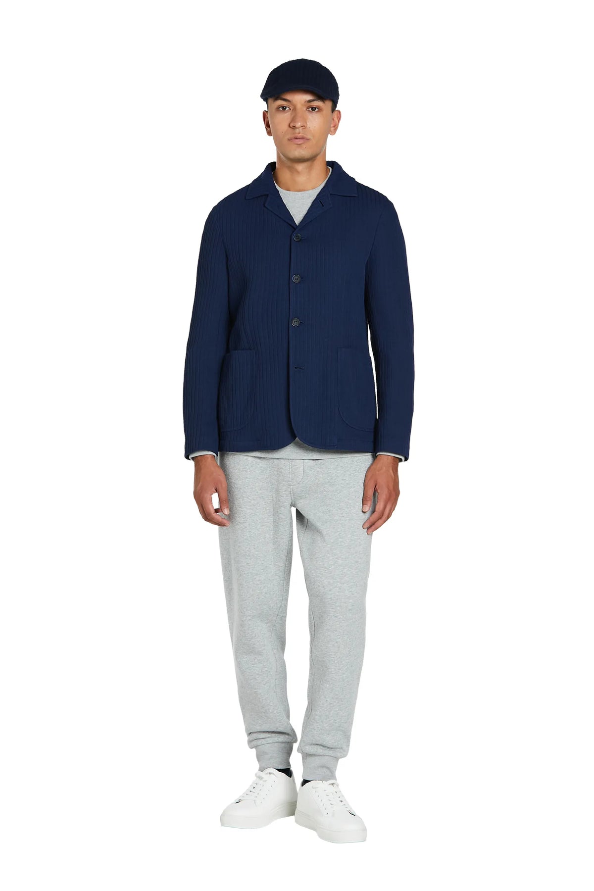 Giacca in Maglia #colore_blu