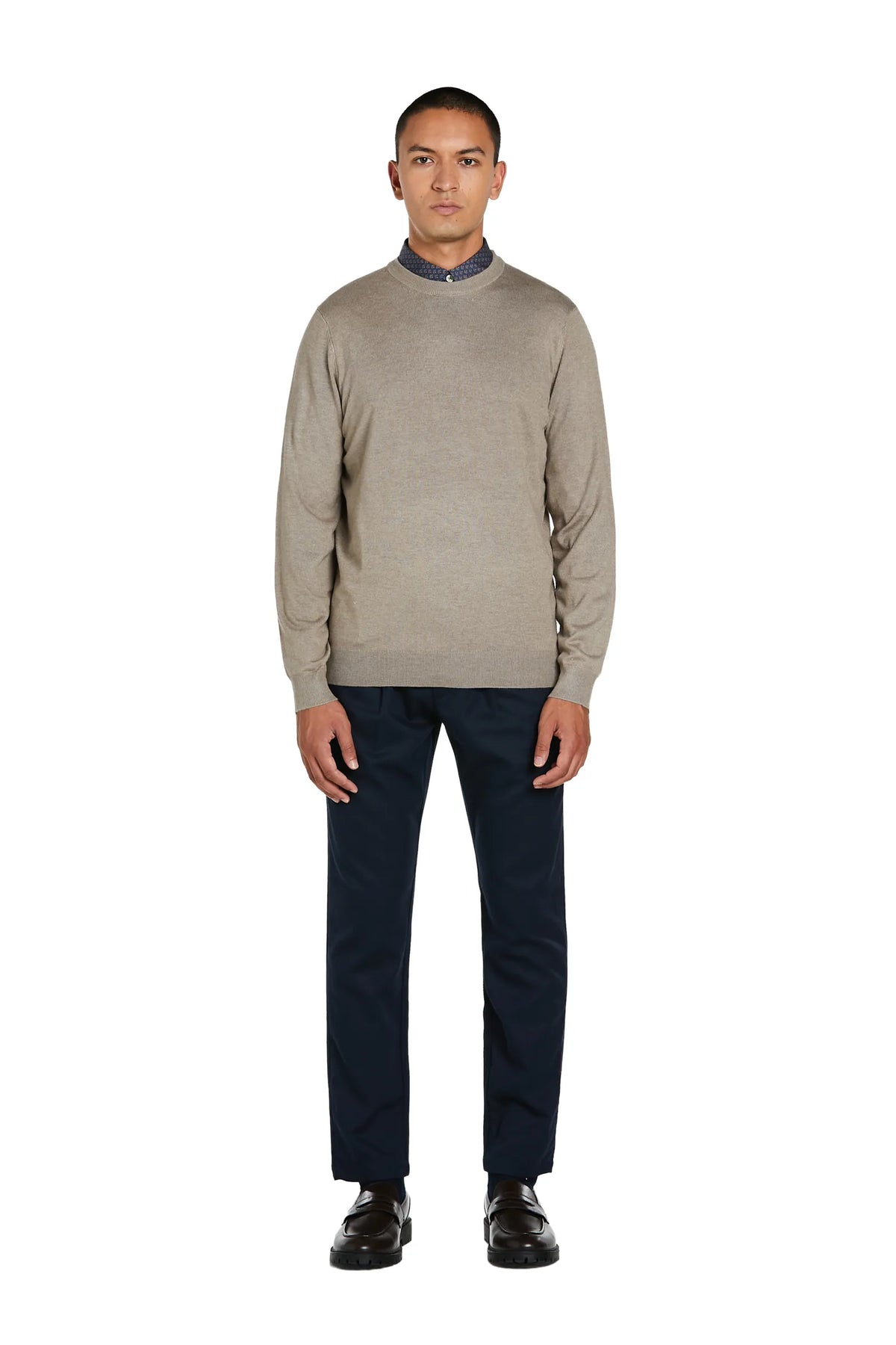 Maglia Girocollo cashmere #colore_pietra