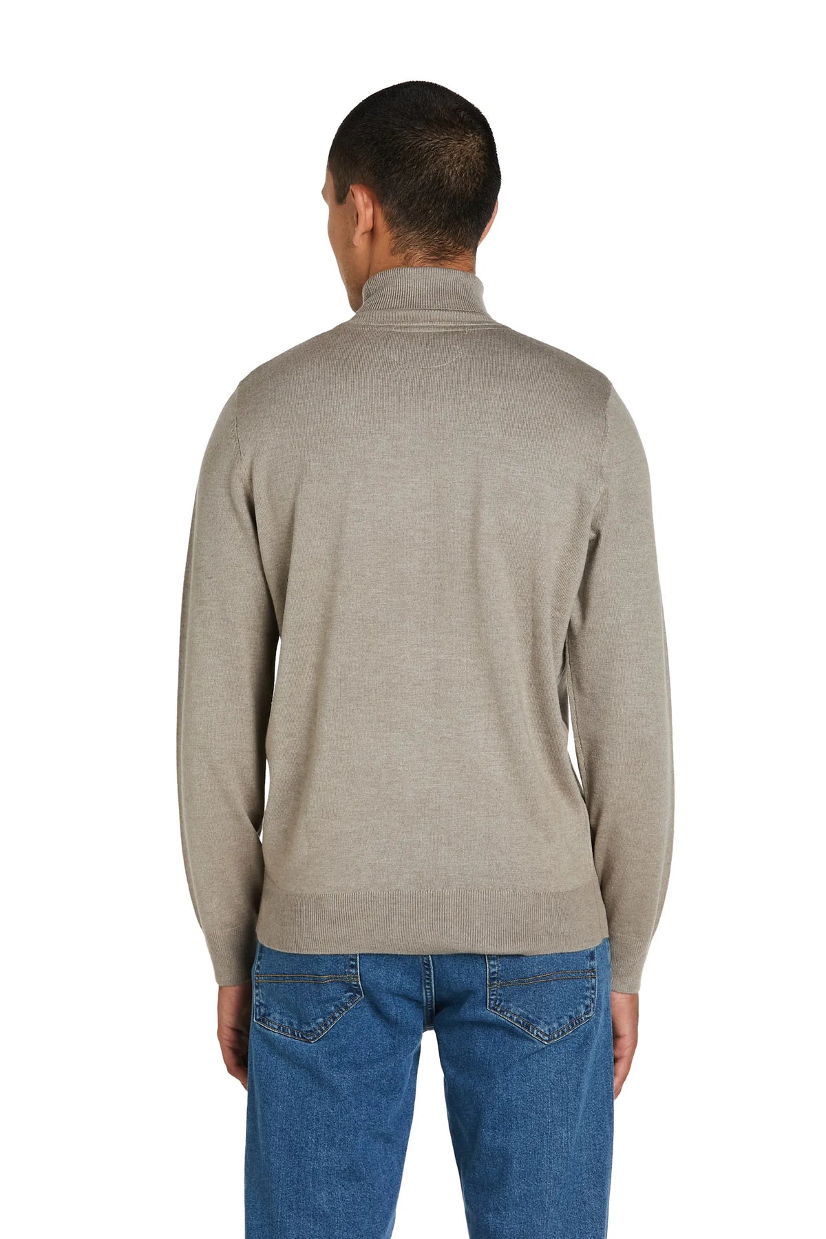 Maglione Dolcevita Basic #colore_pietra