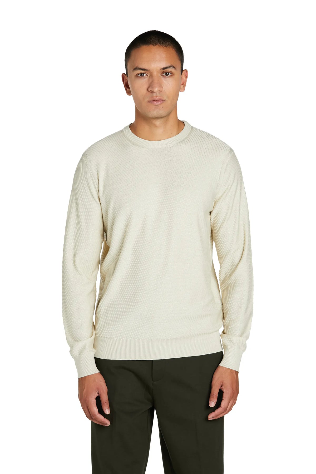 Maglione Girocollo #colore_crema